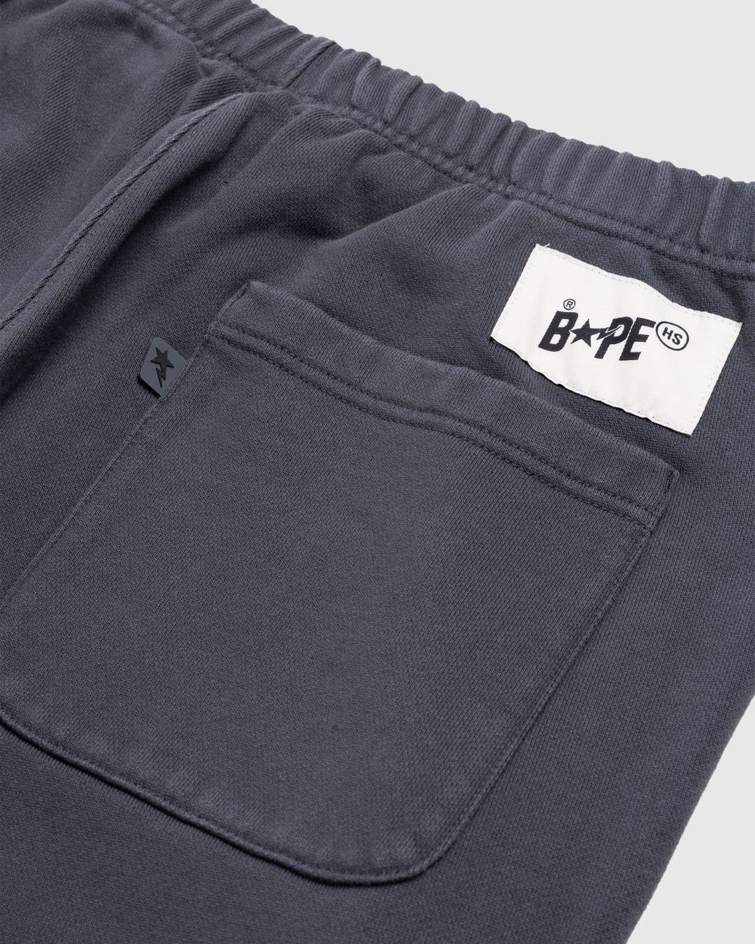 BAPE x Highsnobiety – Heavy Washed Sweat Pants Charcoal - Pants - Grey - Image 6