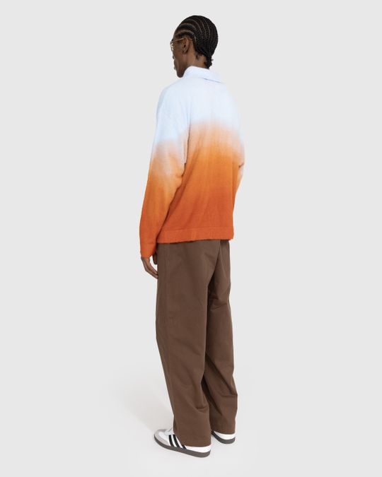 Bonsai KNIT REGULAR FIT SHIRT Orange Highsnobiety Shop