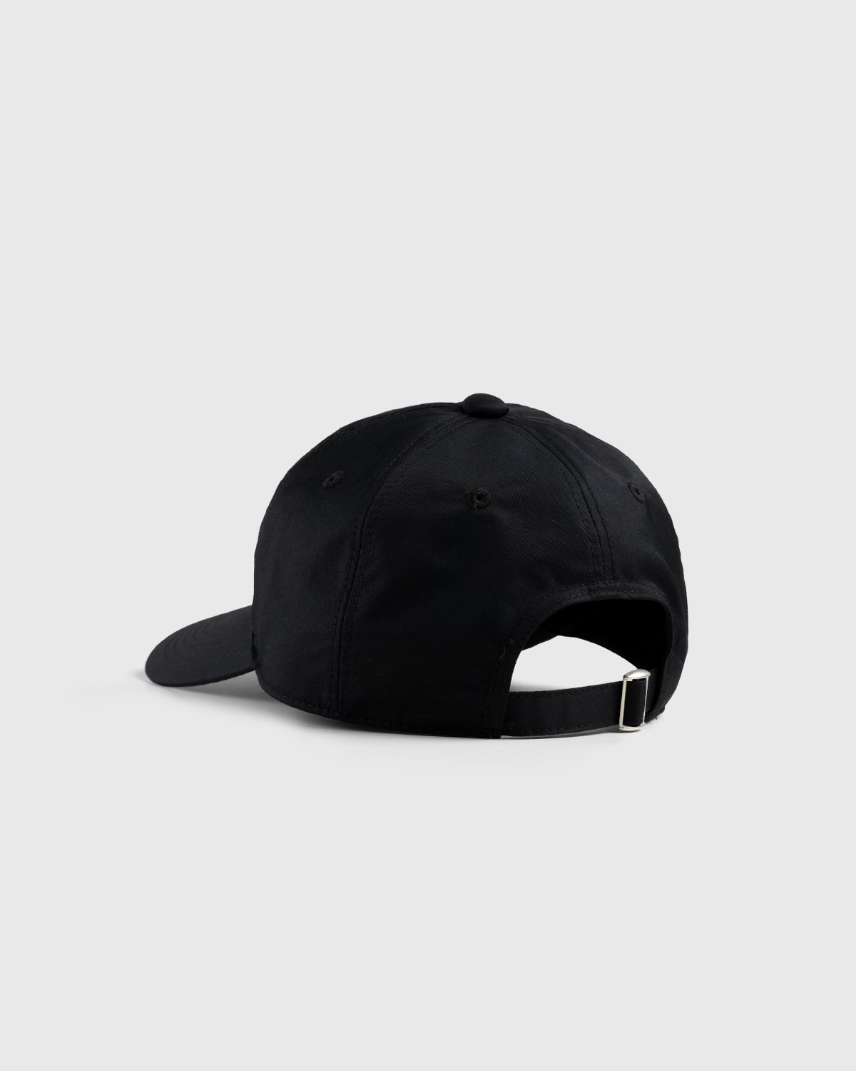 Highsnobiety – Cotton Nylon "H" Logo Cap Black - Hats - Black - Image 3