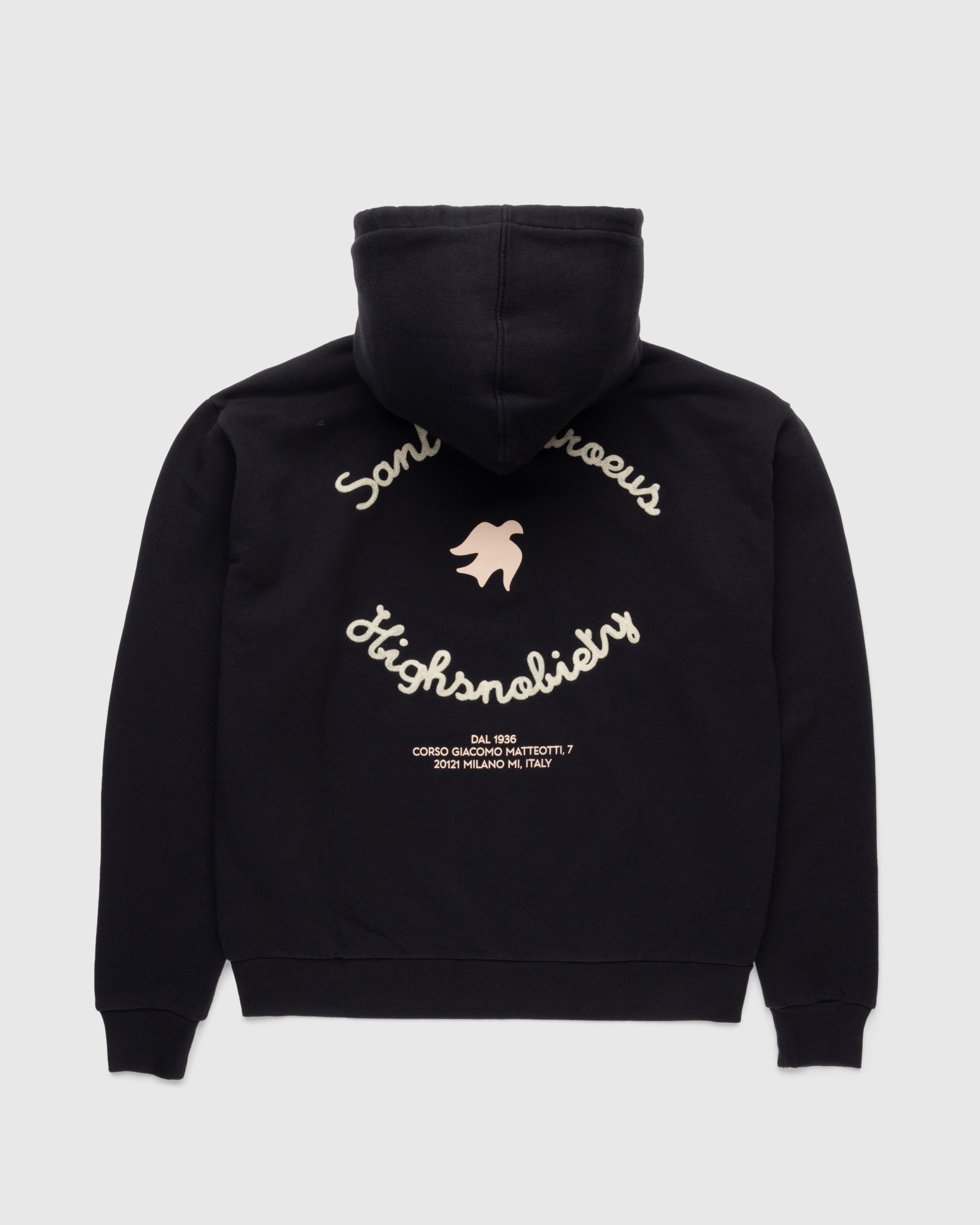 Highsnobiety x Sant Ambroeus – Hoodie Black  - Sweats - Black - Image 1