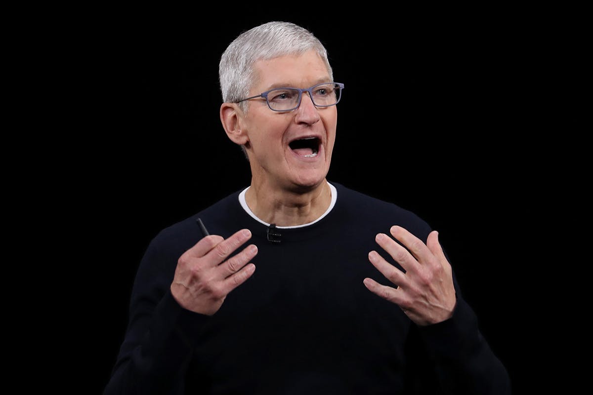 Tim Cook speaking