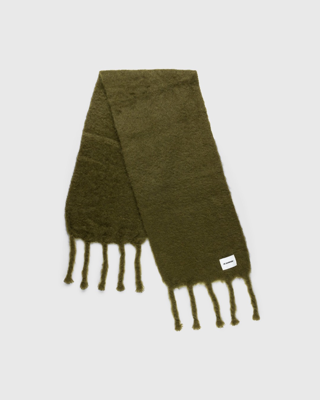 Jil Sander – Mohair Scarf Green - Scarves - Green - Image 2