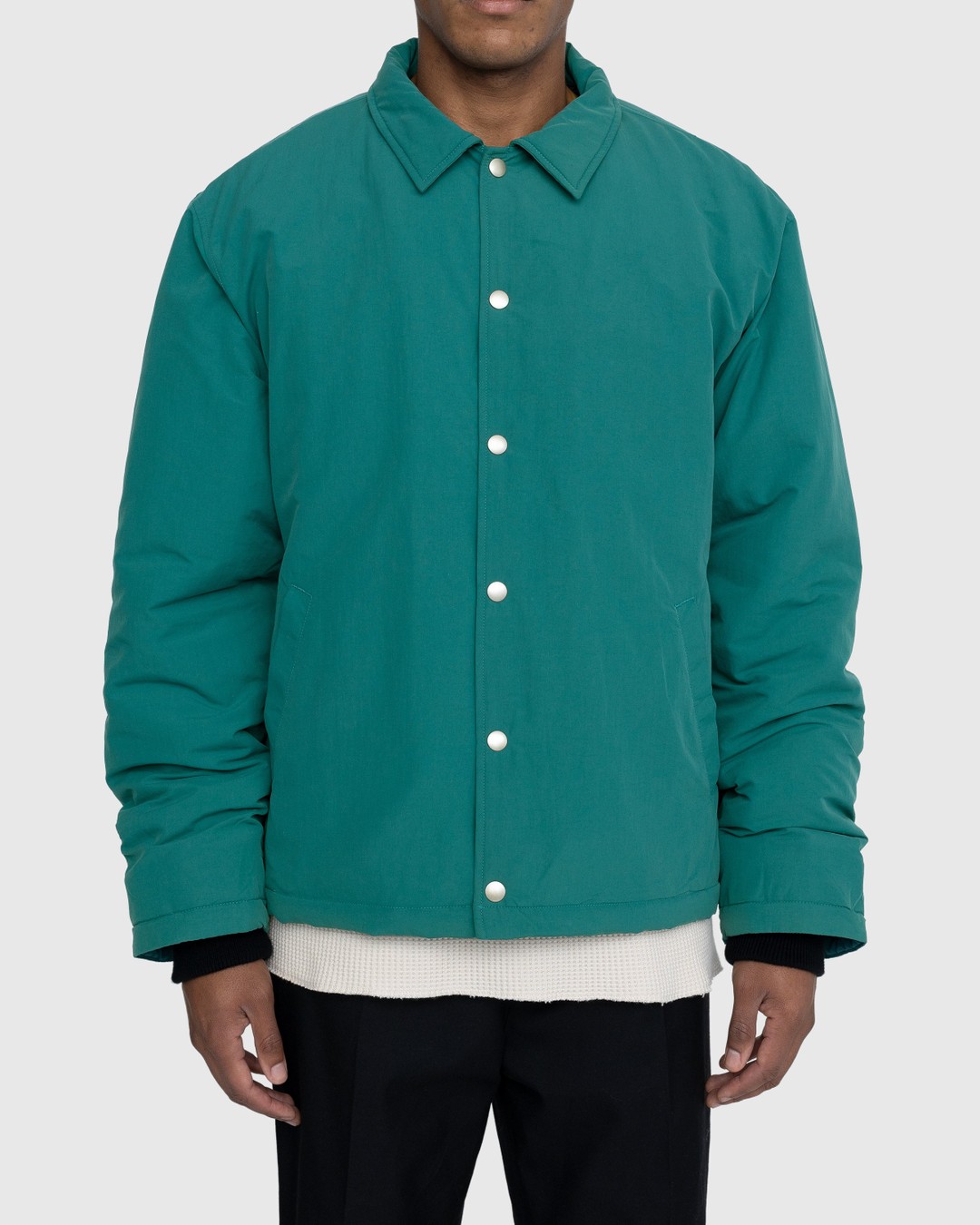 Highsnobiety – Insulated Coach Jacket Sea Green - Outerwear - Green - Image 2