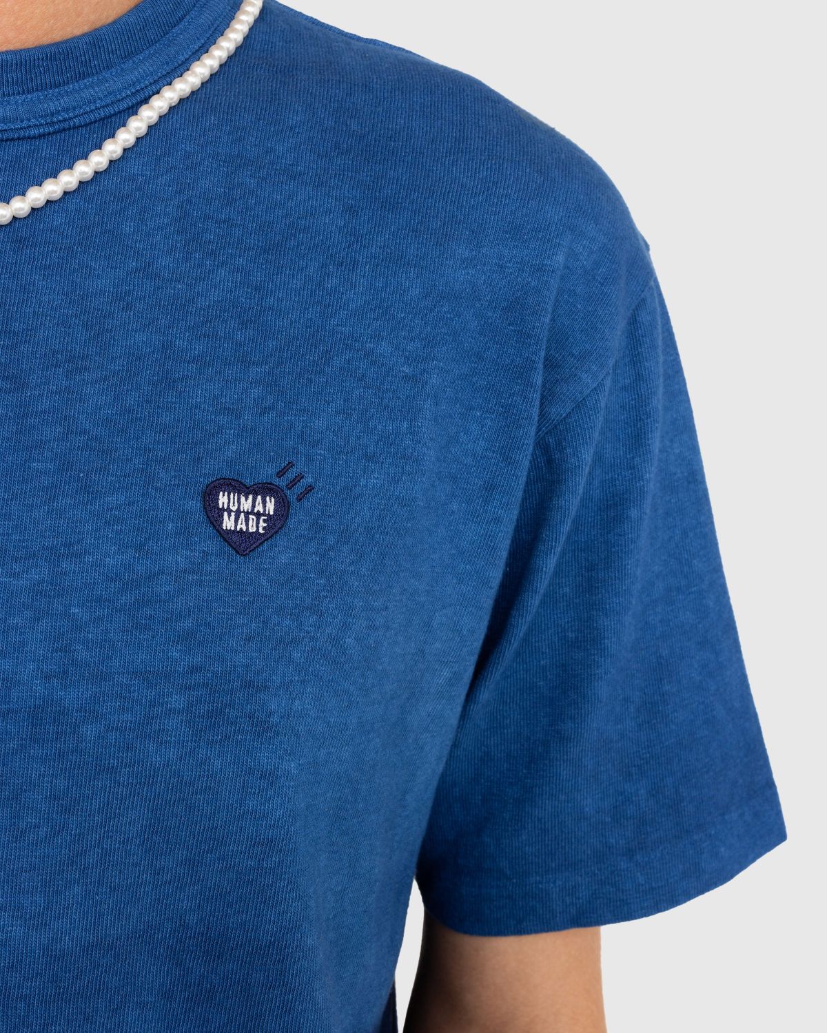 Human Made – Ningen-sei Indigo Dyed T-Shirt #2 Blue - Tops - Blue - Image 4