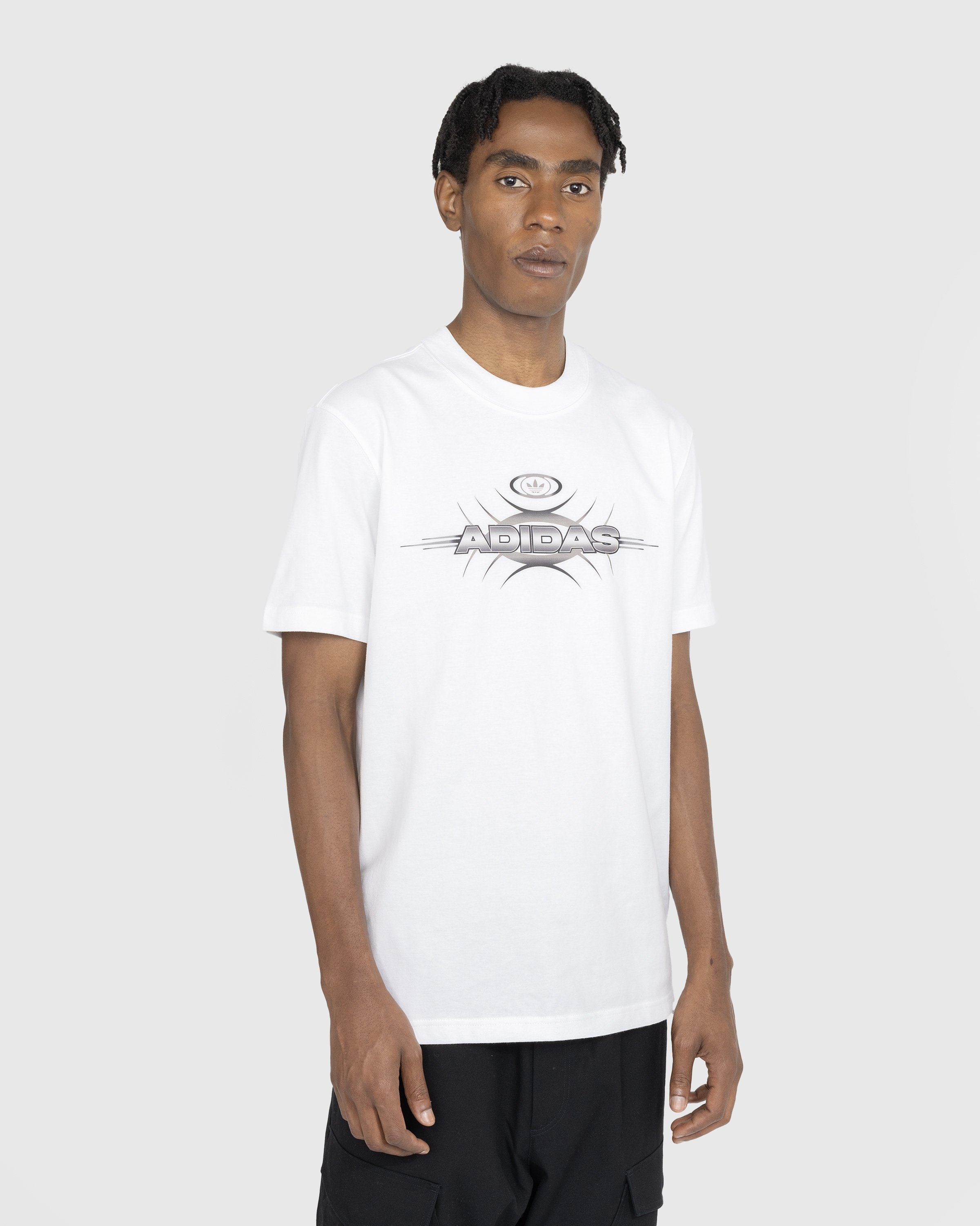 Adidas – Graphic Logo T-Shirt White - Tops - White - Image 2
