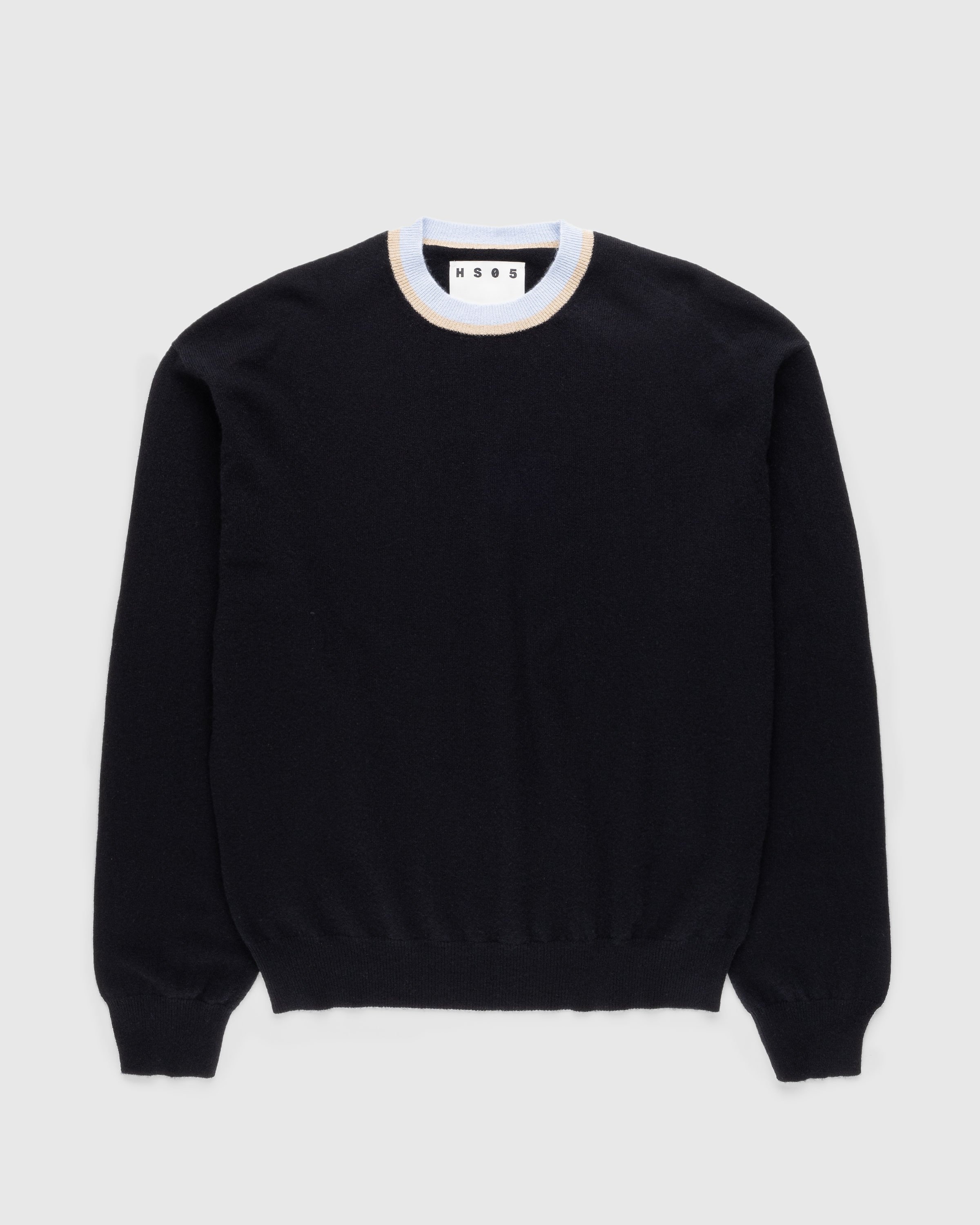 Highsnobiety HS05 – Cashmere Crew Sweater Black - Knitwear - Black - Image 1