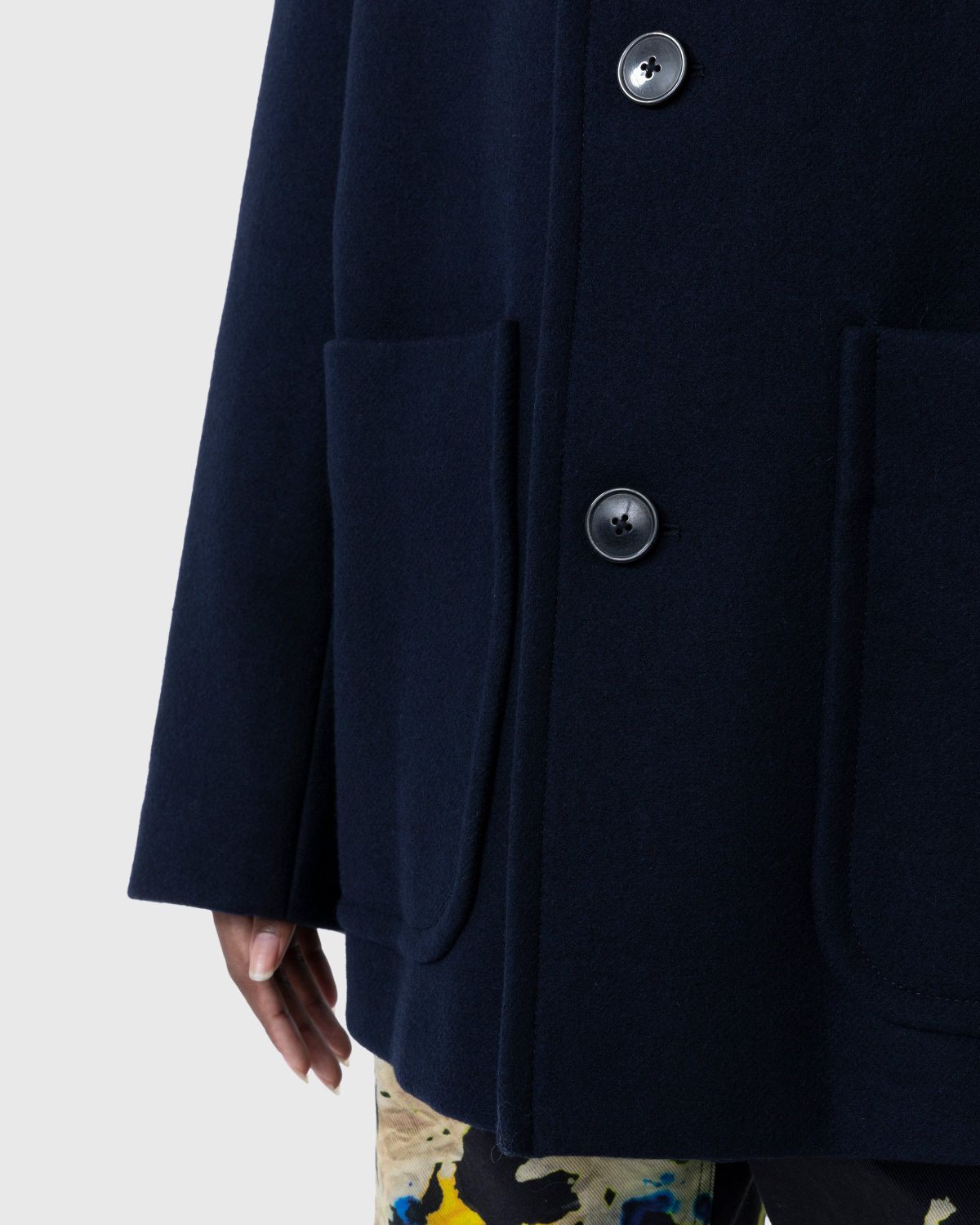 Dries van Noten – Ronnor Workwear Jacket Navy - Jackets - Blue - Image 5