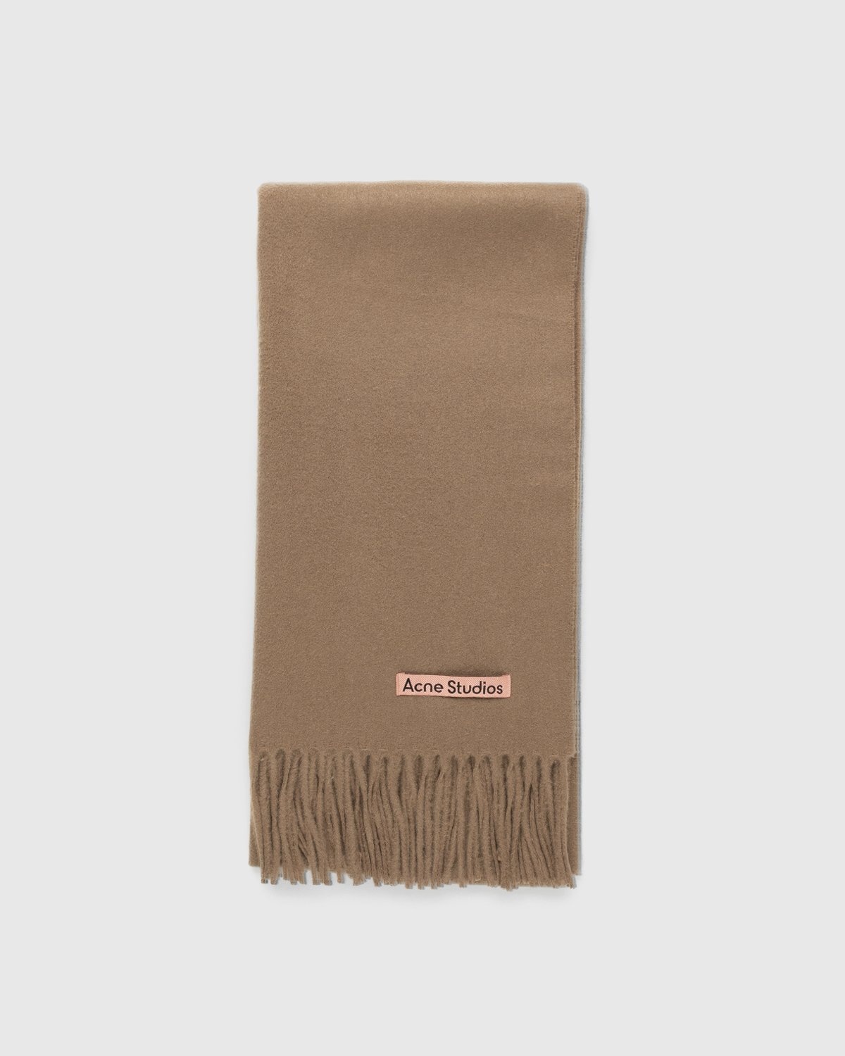 Acne Studios – Narrow Cashmere Scarf Caramel Brown - Knits - Brown - Image 2