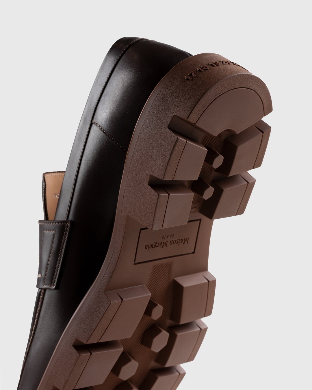 Maison Margiela – Lug Sole Loafers Brown - Shoes - Brown - Image 6