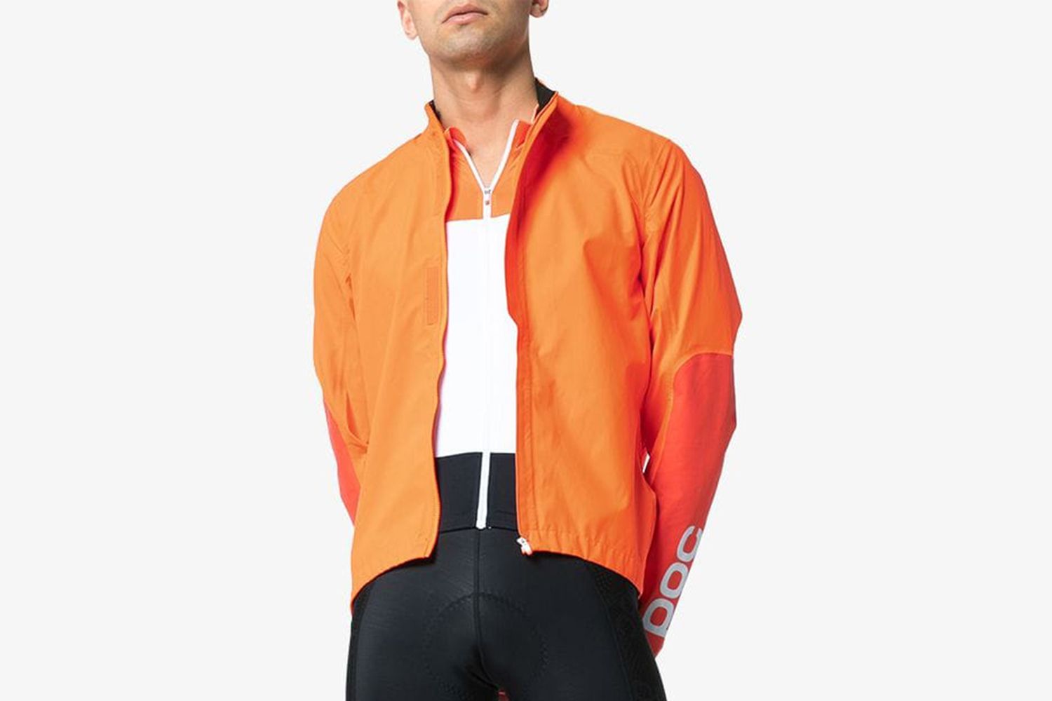 High-Neck Cycling Windbreaker Jacket