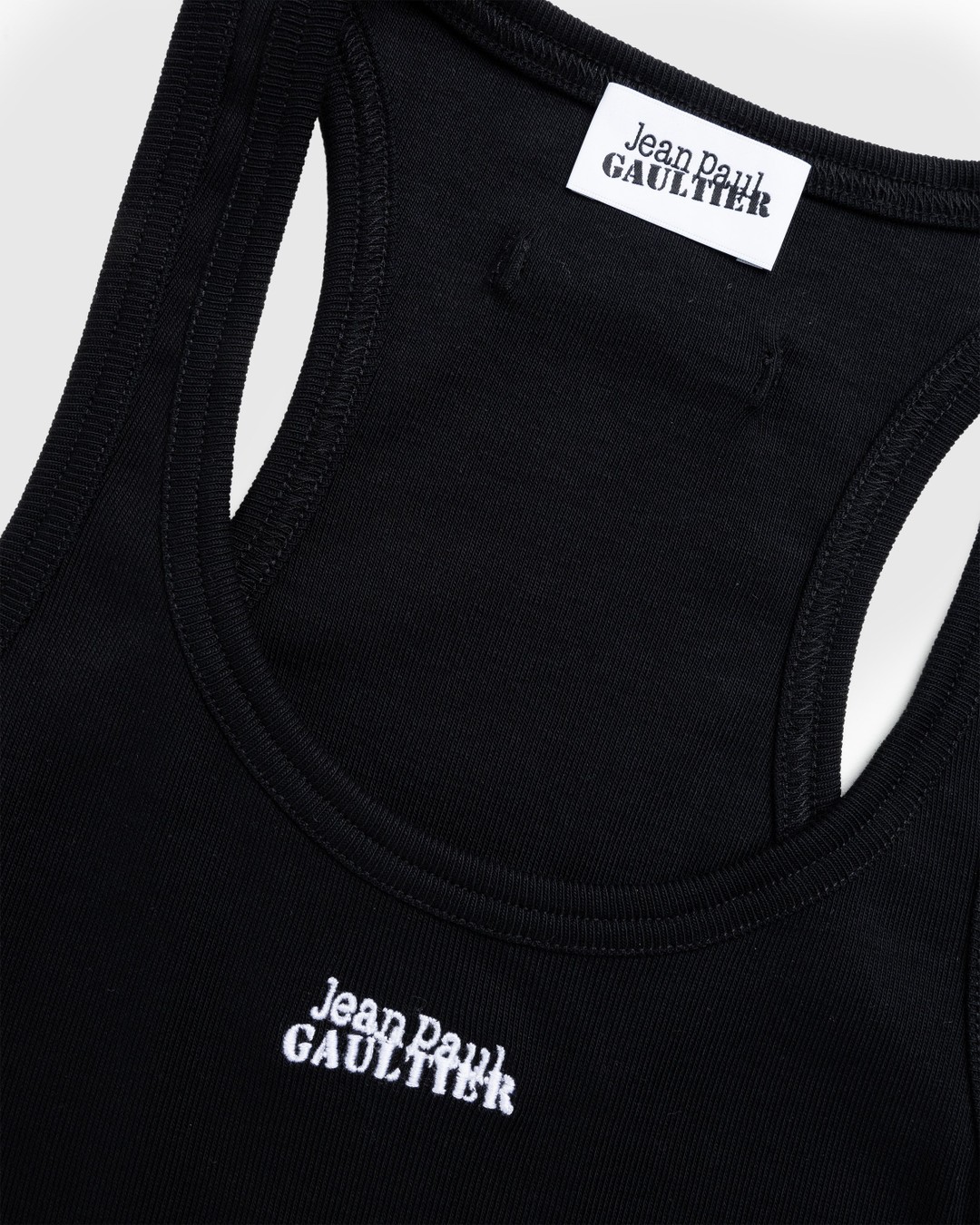 Jean Paul Gaultier – Laced Tank Top Black - Tank Tops - Black - Image 6