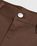 Highsnobiety HS05 – Reverse Twill Baggy Trouser Brown - Pants - Brown - Image 6