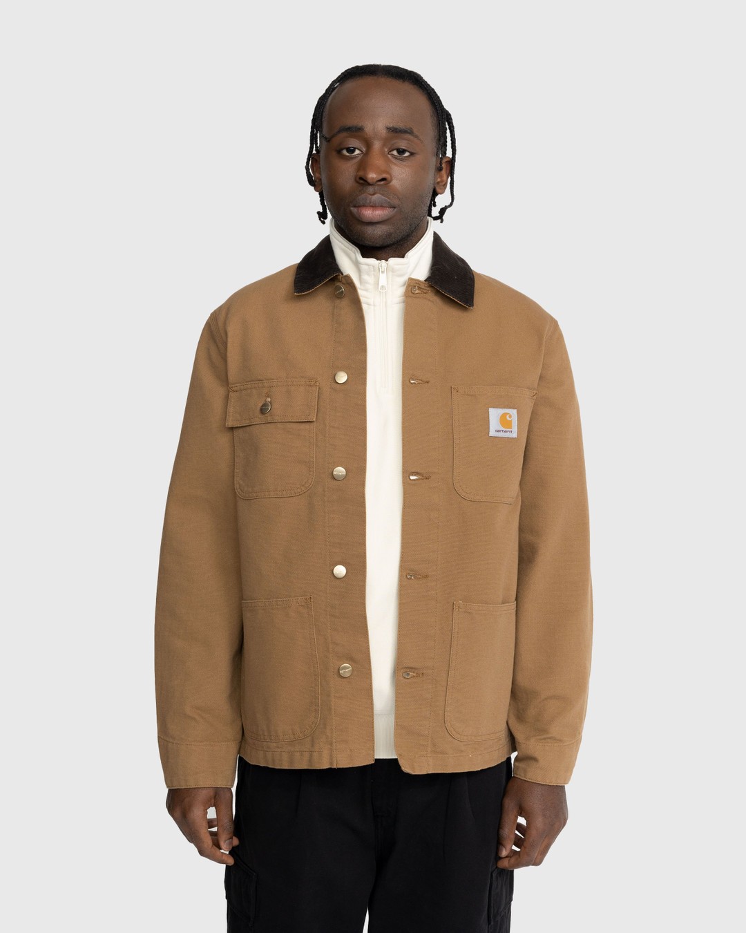 WIP Michigan Chore Coat Hamilton Brown | Highsnobiety Shop