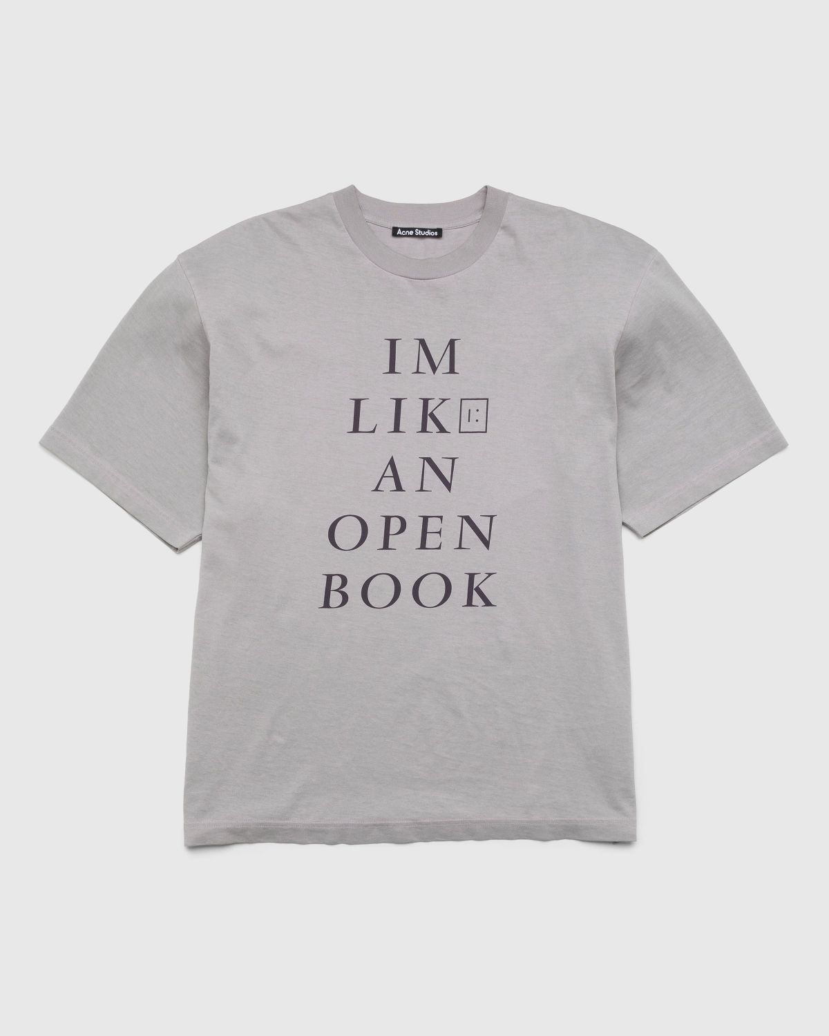 Acne Studios – Heat Reactive Print T-Shirt Grey - T-shirts - Grey - Image 2