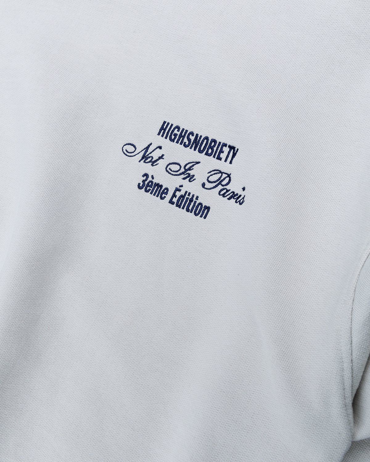 Highsnobiety – Not In Paris 3 Tour Eiffel Crewneck Natural - Sweats - Grey - Image 3