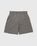 Embroidered Swim Shorts Mud Grey