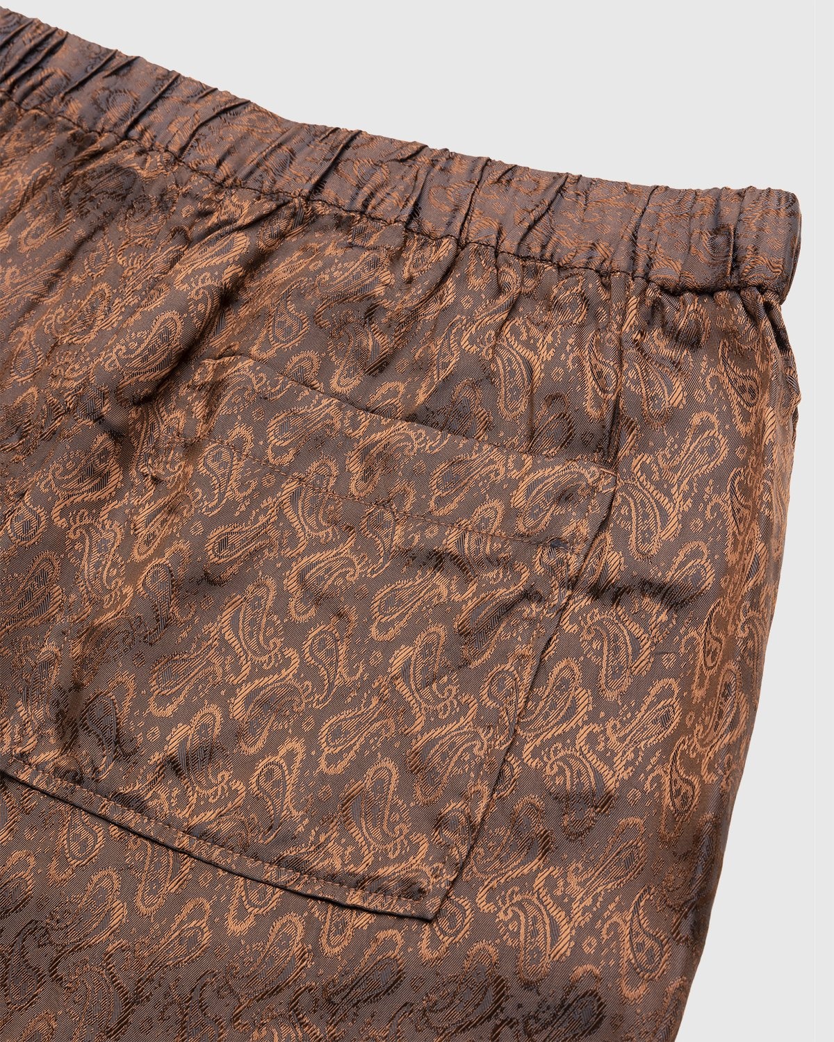 Acne Studios – Jacquard Trousers Brown - Pants - Brown - Image 3