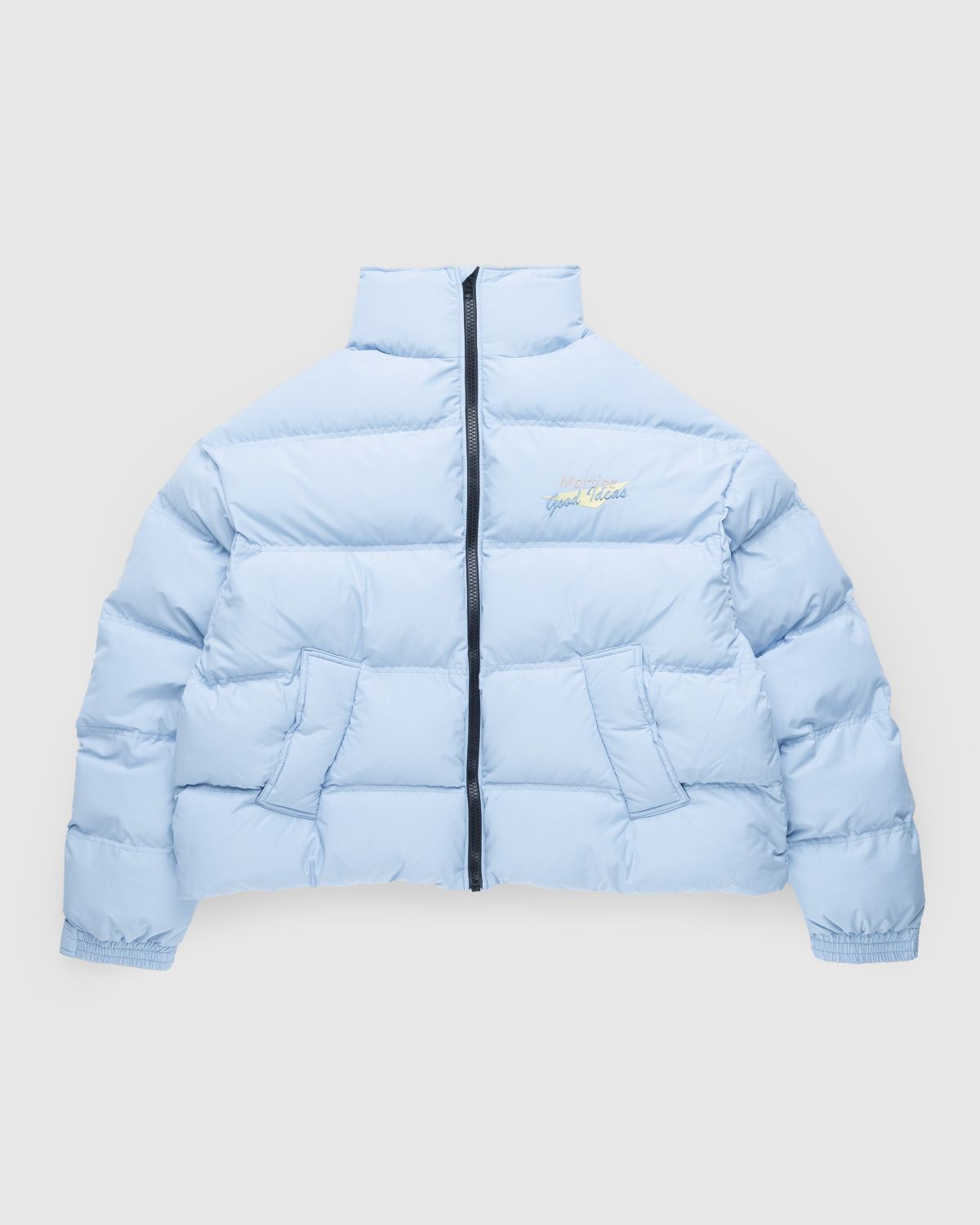 Martine Rose – Doll Puffer Jacket Icy Blue - Outerwear - Blue - Image 1