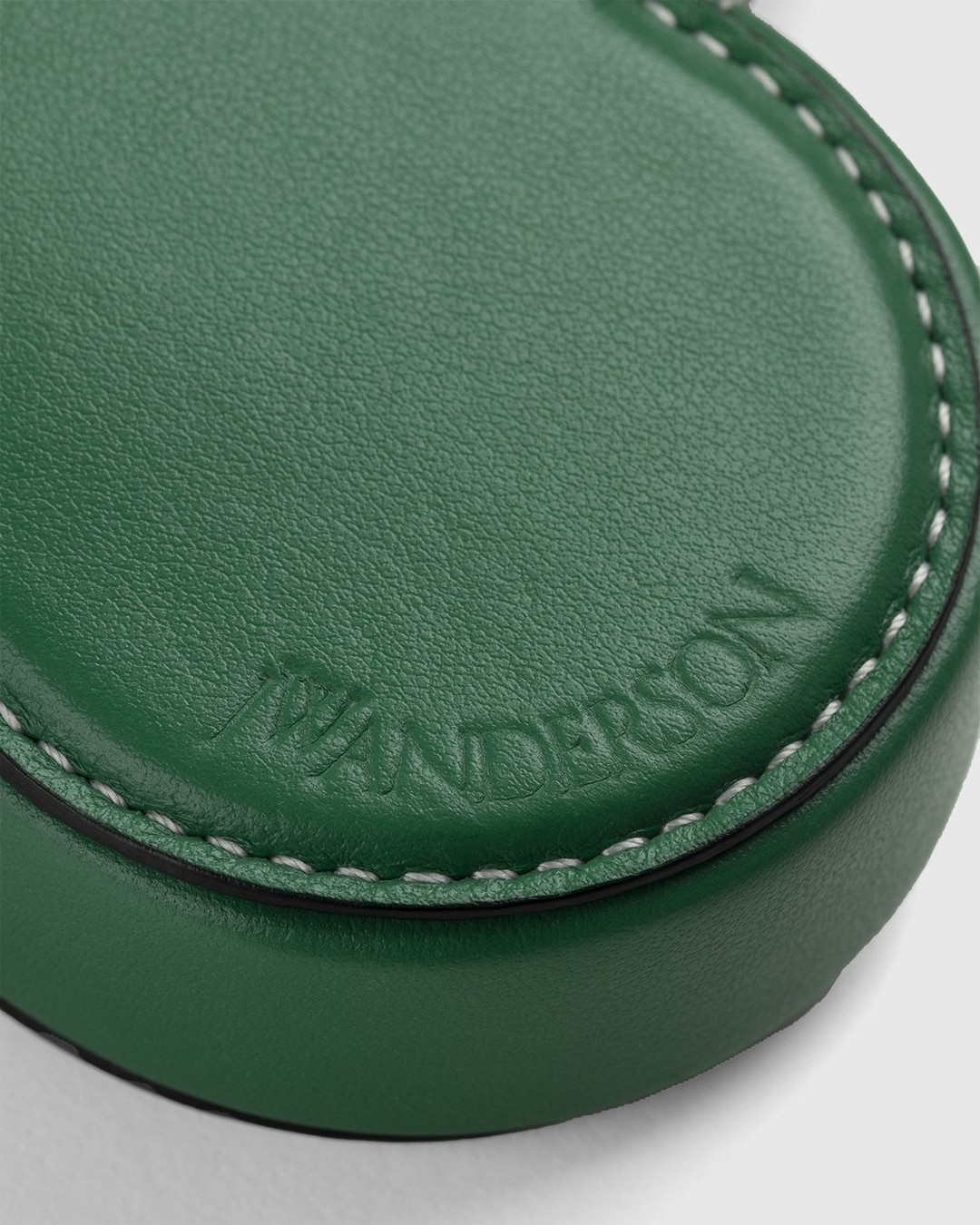 Tiffany T Card Case in Emerald Green colourblock Leather