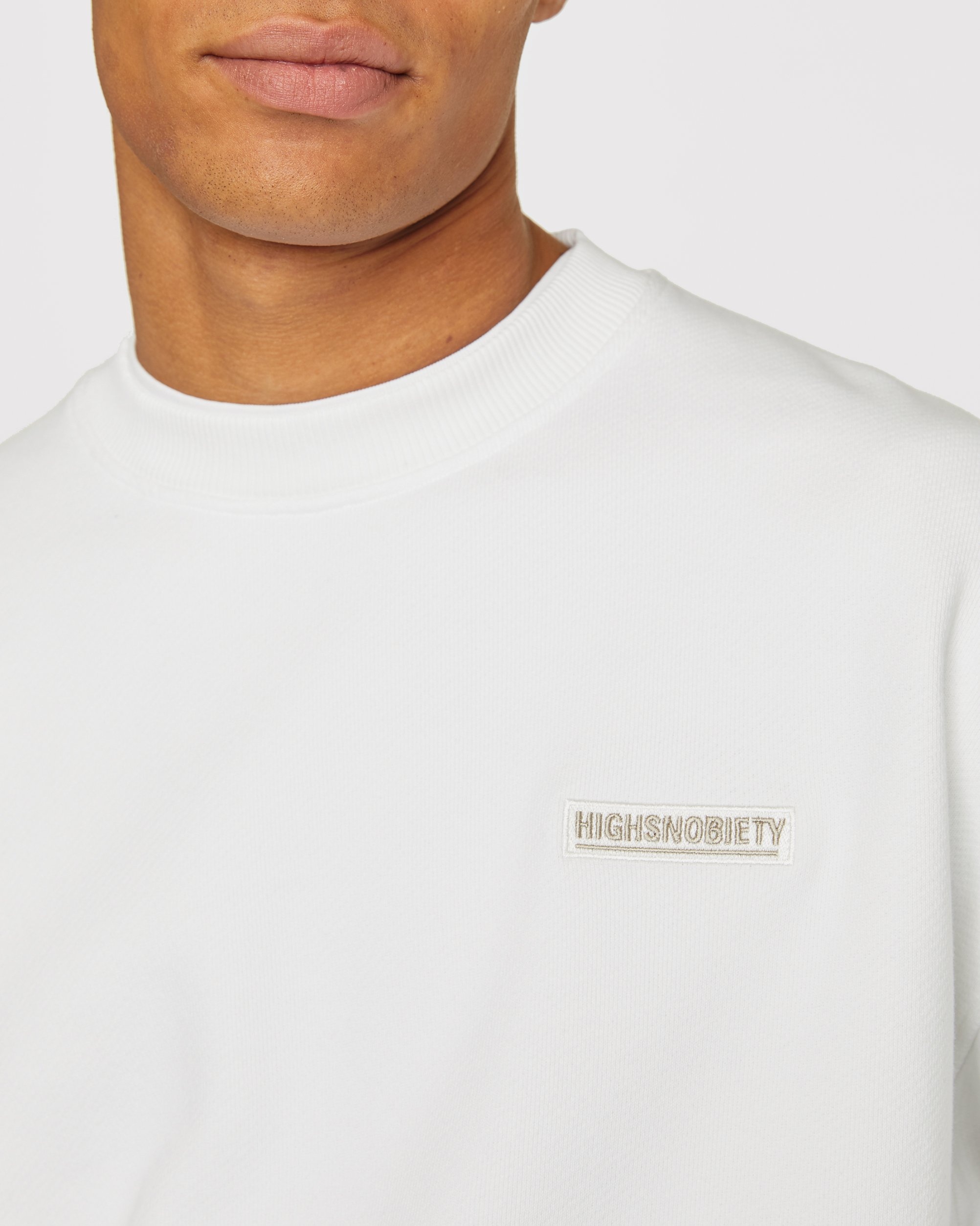 Highsnobiety – Staples Sweatshirt White - Sweats - White - Image 5