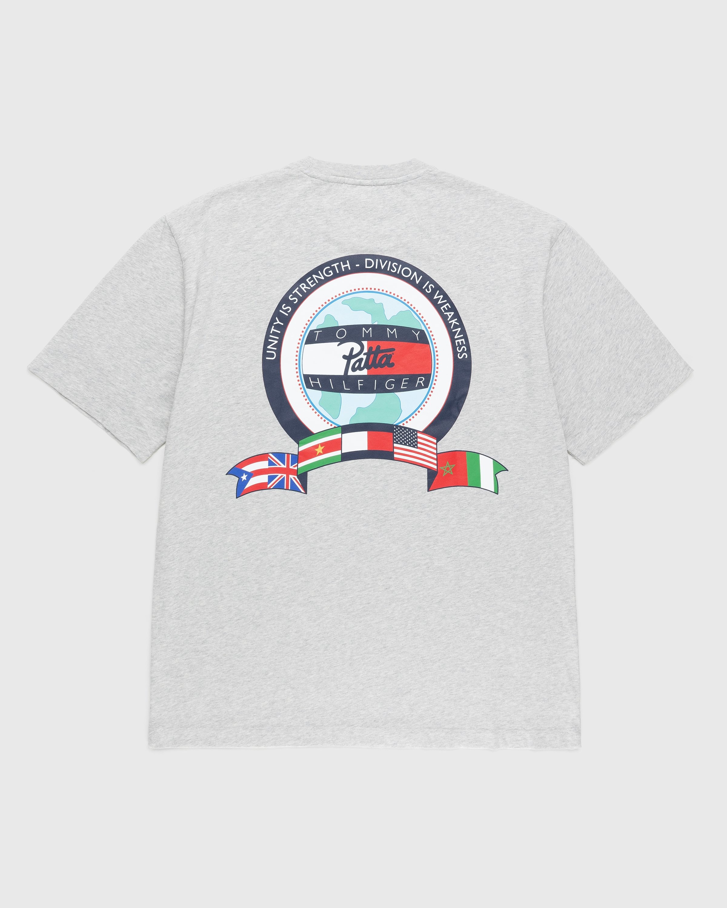 Patta x Tommy Hilfiger – T-Shirt Grey Heather - T-Shirts - Grey - Image 1