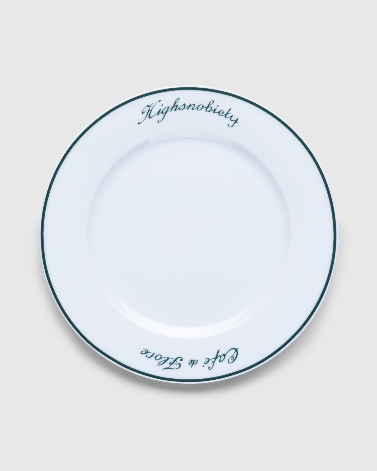 Café de Flore x Highsnobiety – Plate - Ceramics - White - Image 1