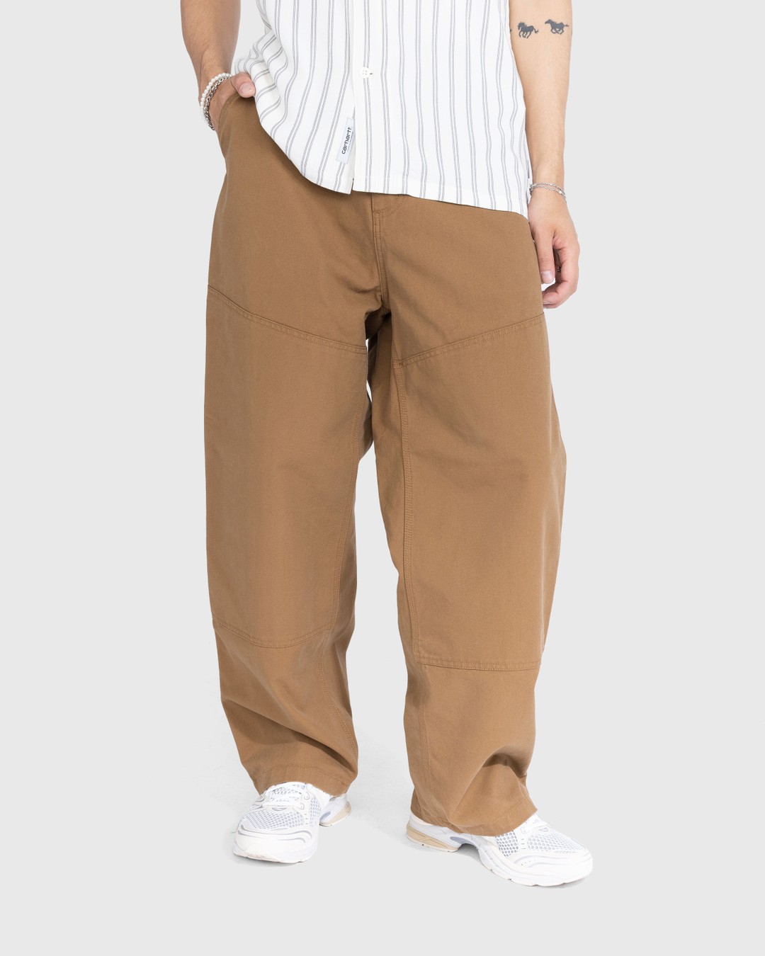 Carhartt WIP – Wide Panel Pant Rinsed Hamilton Brown - Pants - Brown - Image 2