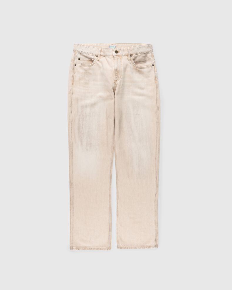 Guess USA – Vintage Denim Straight Leg Pant Beige