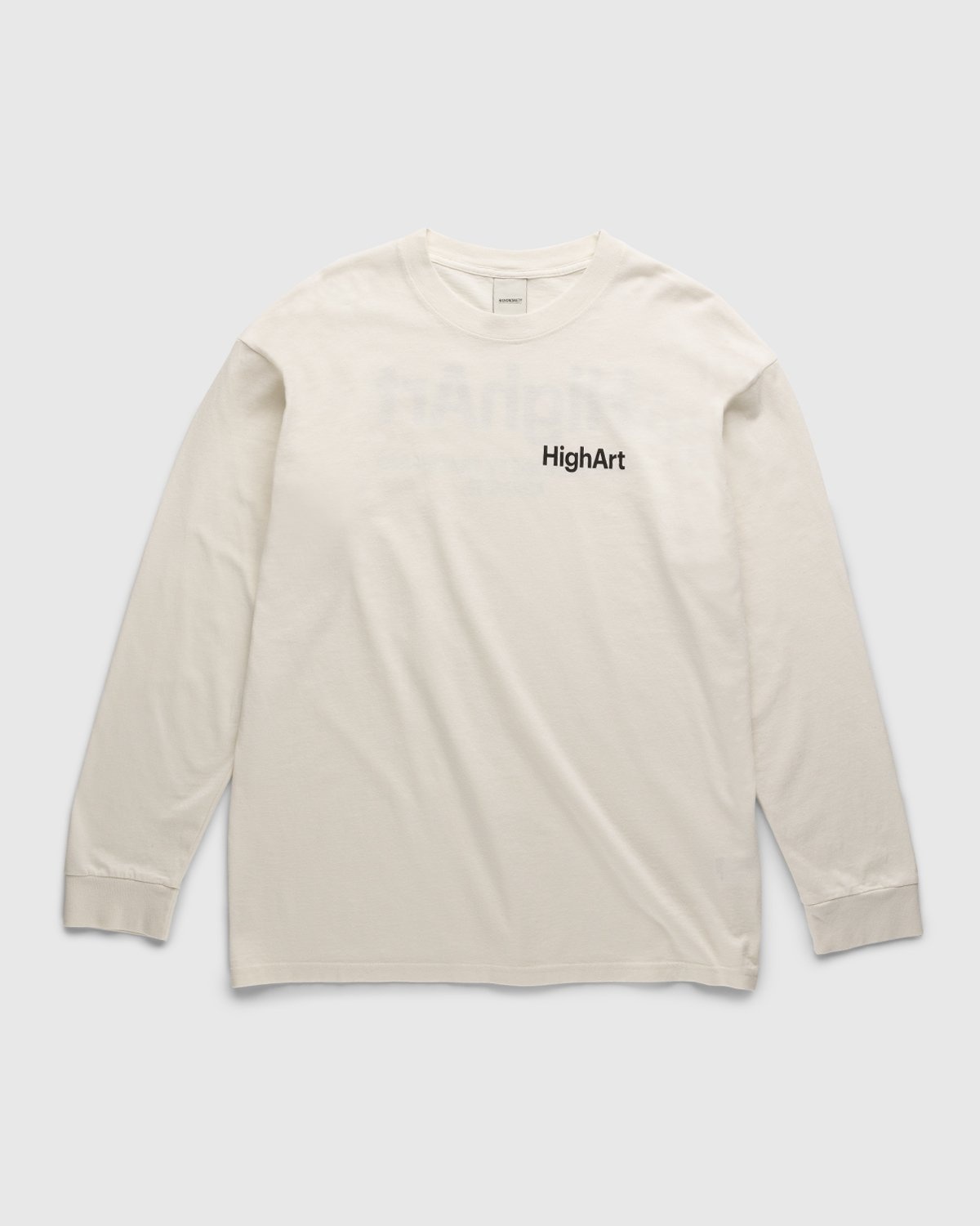 Highsnobiety – HIGHArt Longsleeve White - Longsleeves - White - Image 2