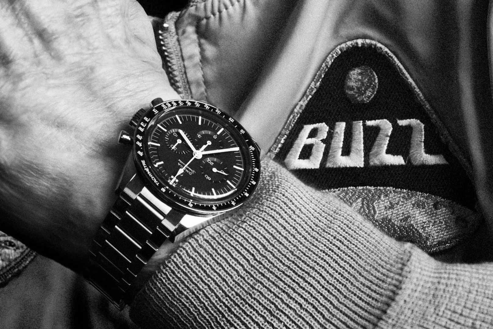 OMEGA's Buzz Aldrin Portrait Celebrates Moon Watch, 1969 Landing