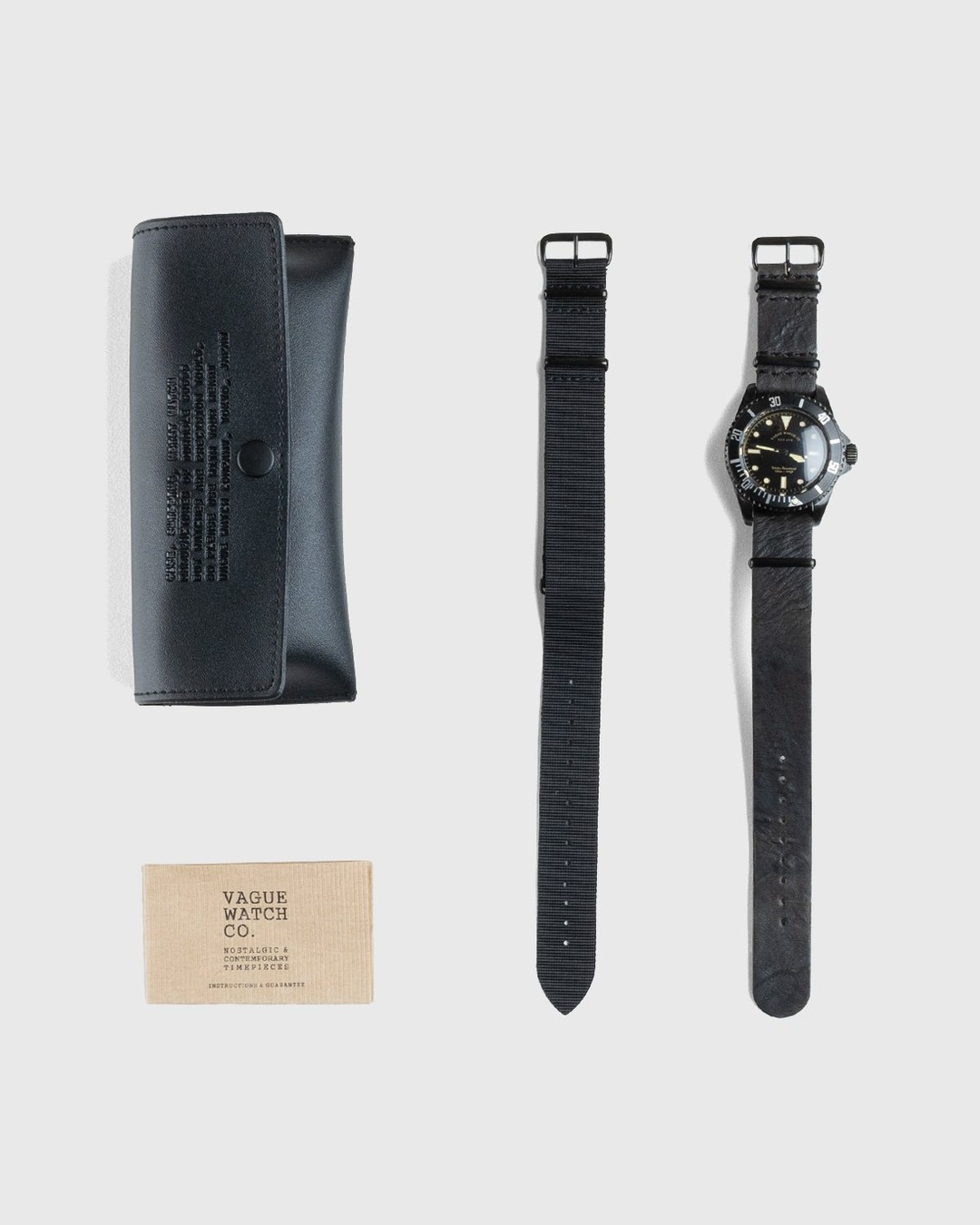 Vague Watch Co. – Submariner Black - Watches - Black - Image 4