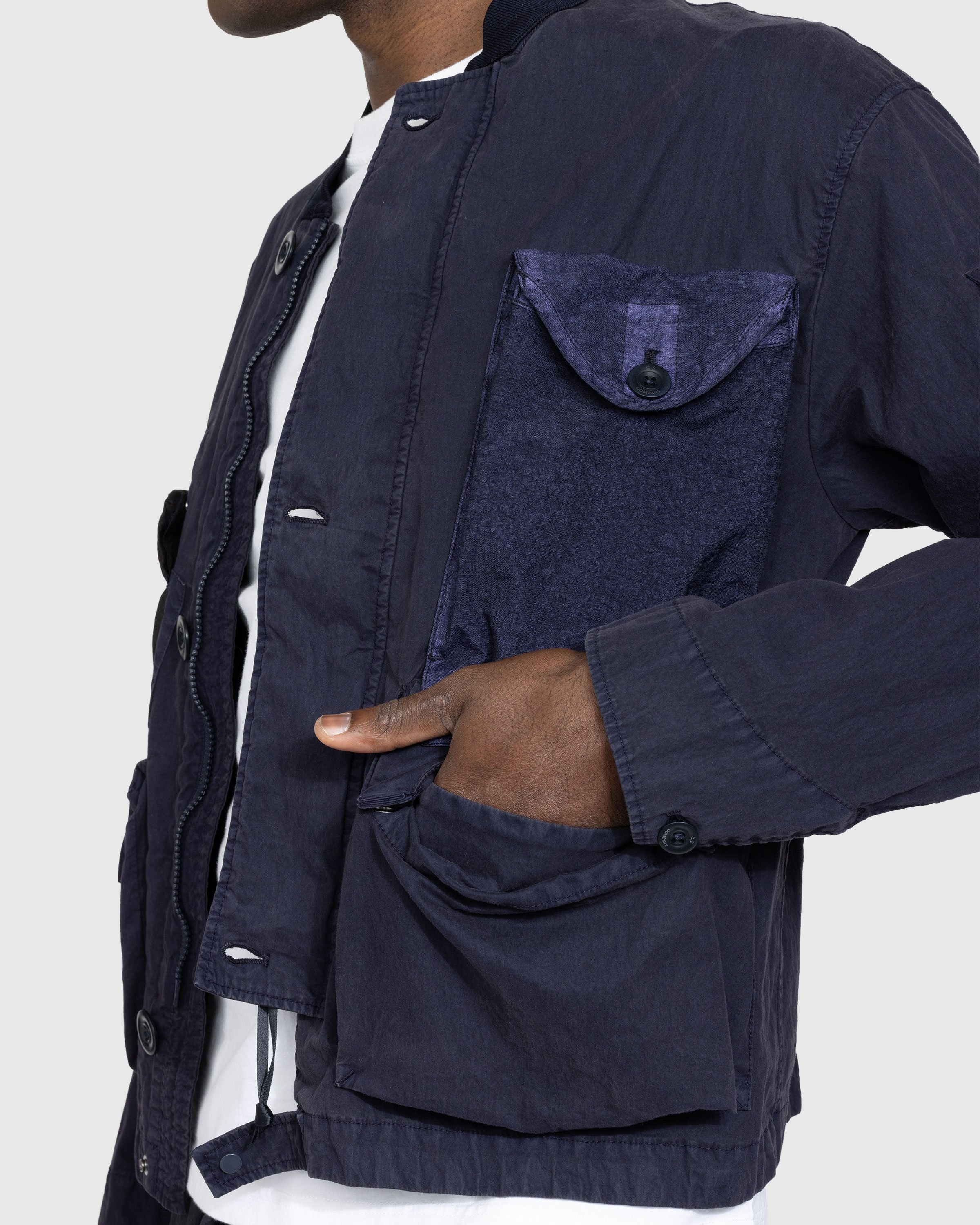 C.P. Company – 50 Fili Gum Medium Jacket Medieval Blue - Outerwear - Blue - Image 4