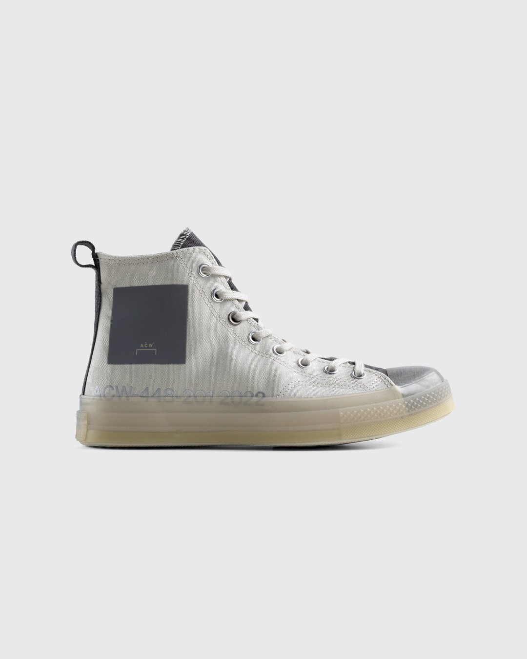 Converse x A-Cold-Wall* – Chuck 70 Hi Silver Birch/Pavement - High Top Sneakers - Grey - Image 1