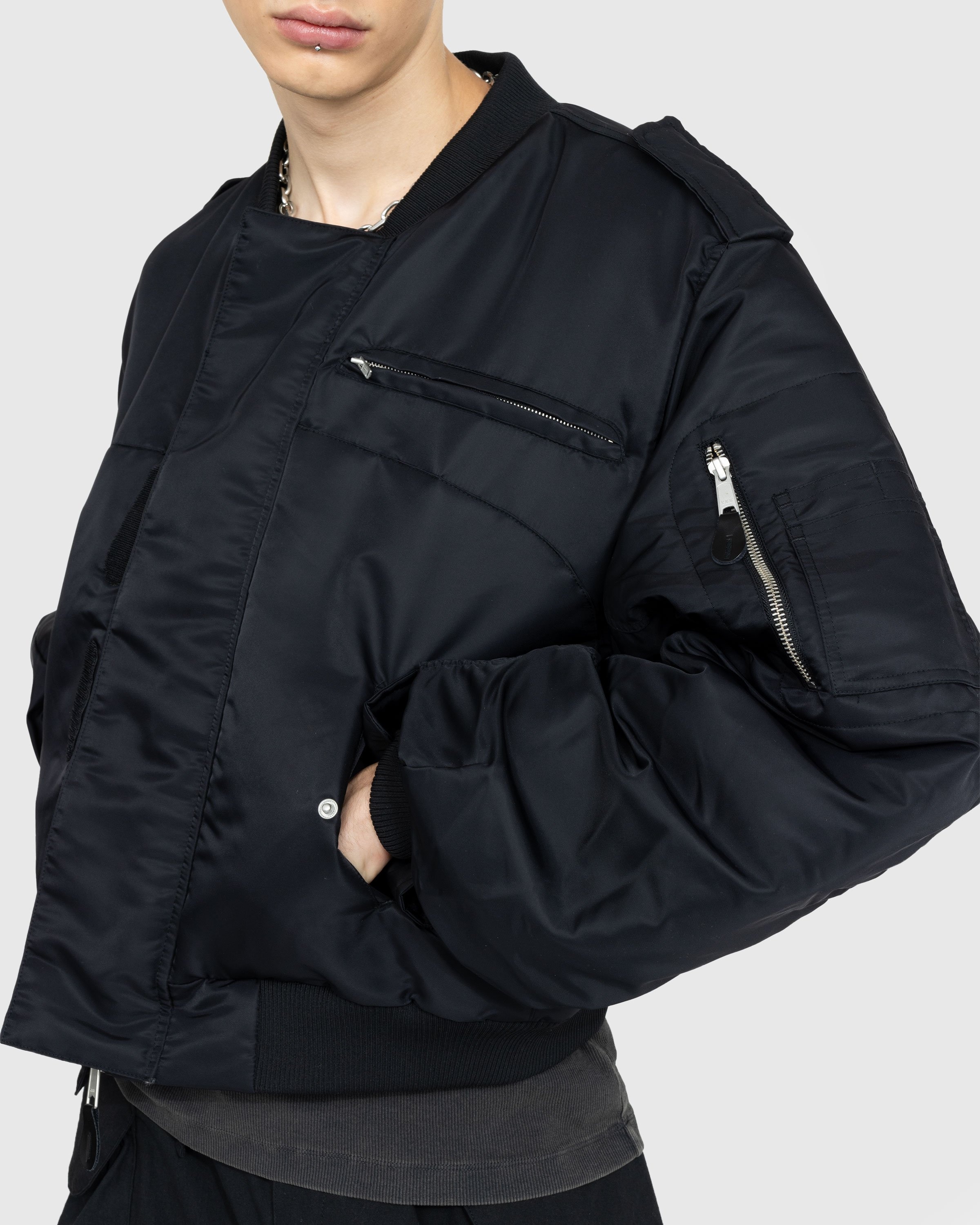 Entire Studios – A-2 Bomber Oil - Outerwear - Blue - Image 4