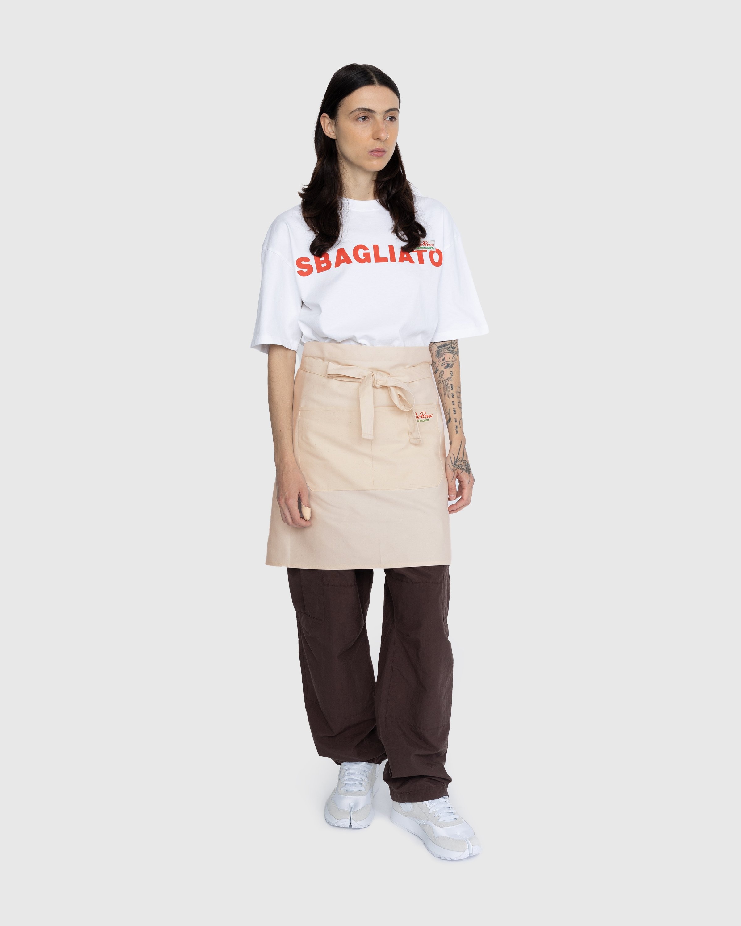 Bar Basso x Highsnobiety – Logo Apron - Lifestyle - Beige - Image 3