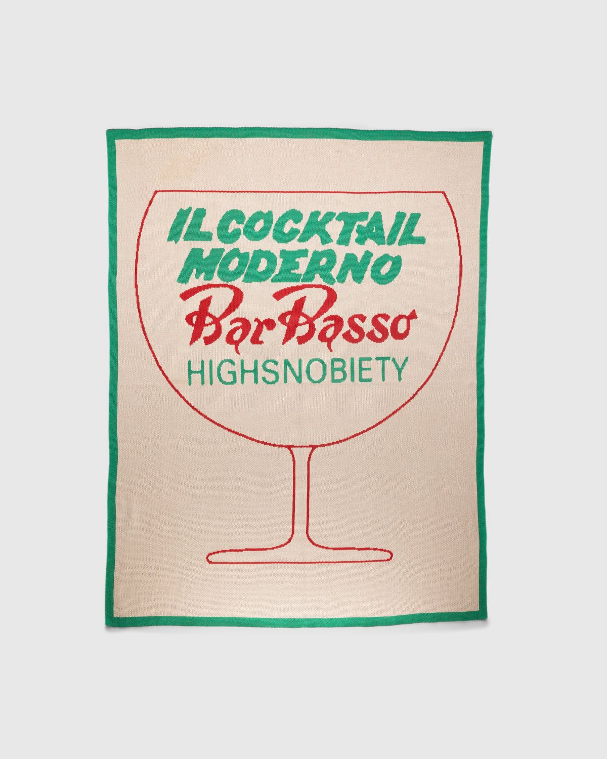 Bar Basso x Highsnobiety – Graphic Blanket - Textiles - Beige - Image 2