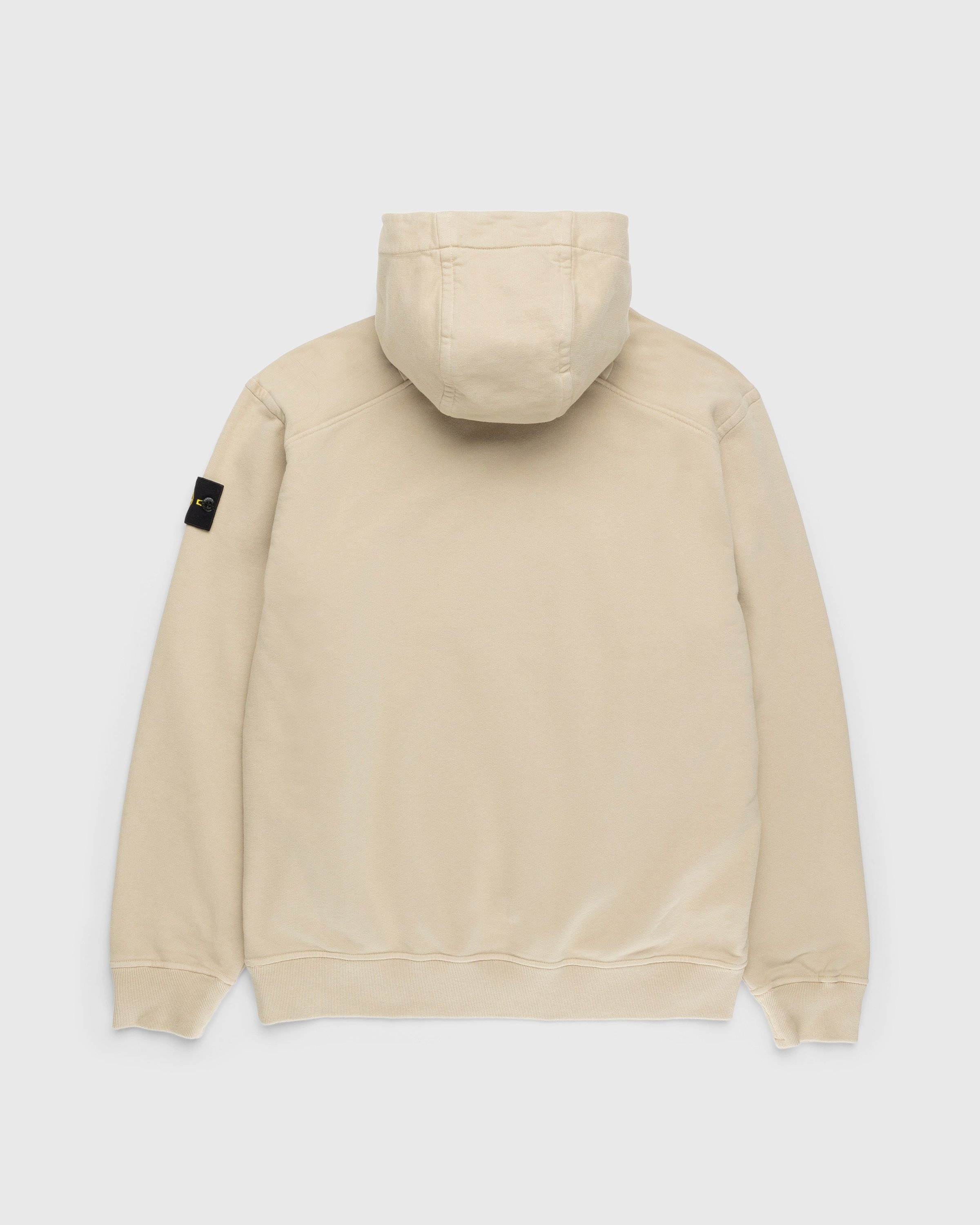 Stone Island – Garment-Dyed Fleece Hoodie Beige - Sweats - Beige - Image 2