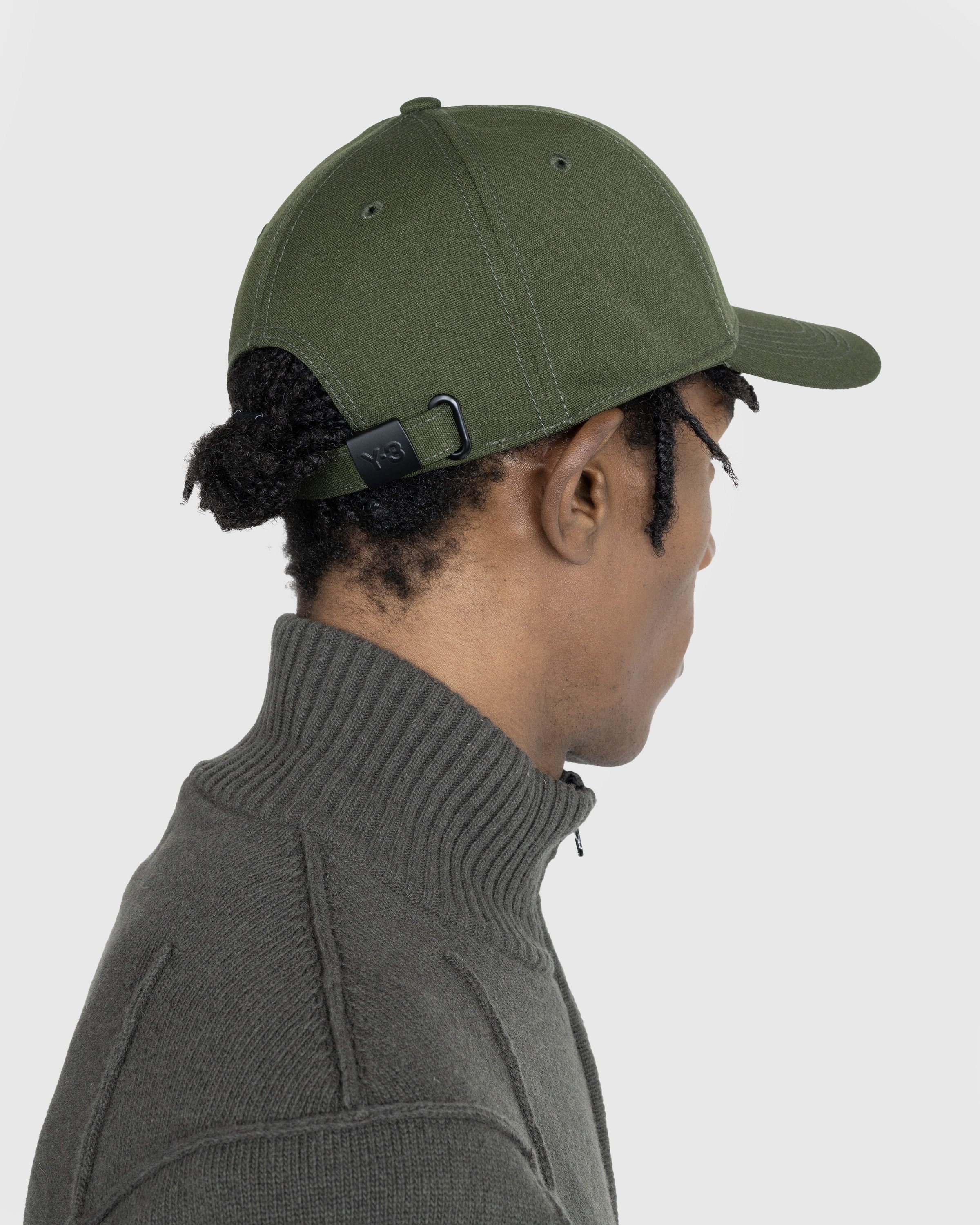 Y-3 – Logo Cap Night Cargo - Hats - Black - Image 5