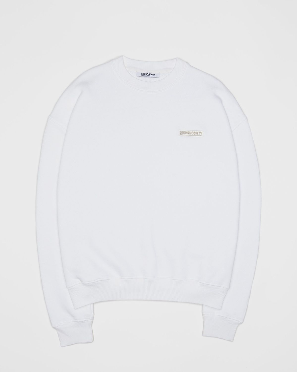 Highsnobiety – Staples Sweatshirt White - Sweats - White - Image 1