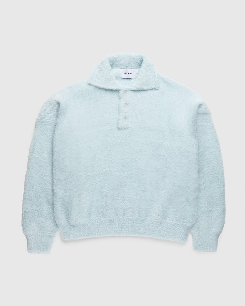 Oversize Knit Polo Ice