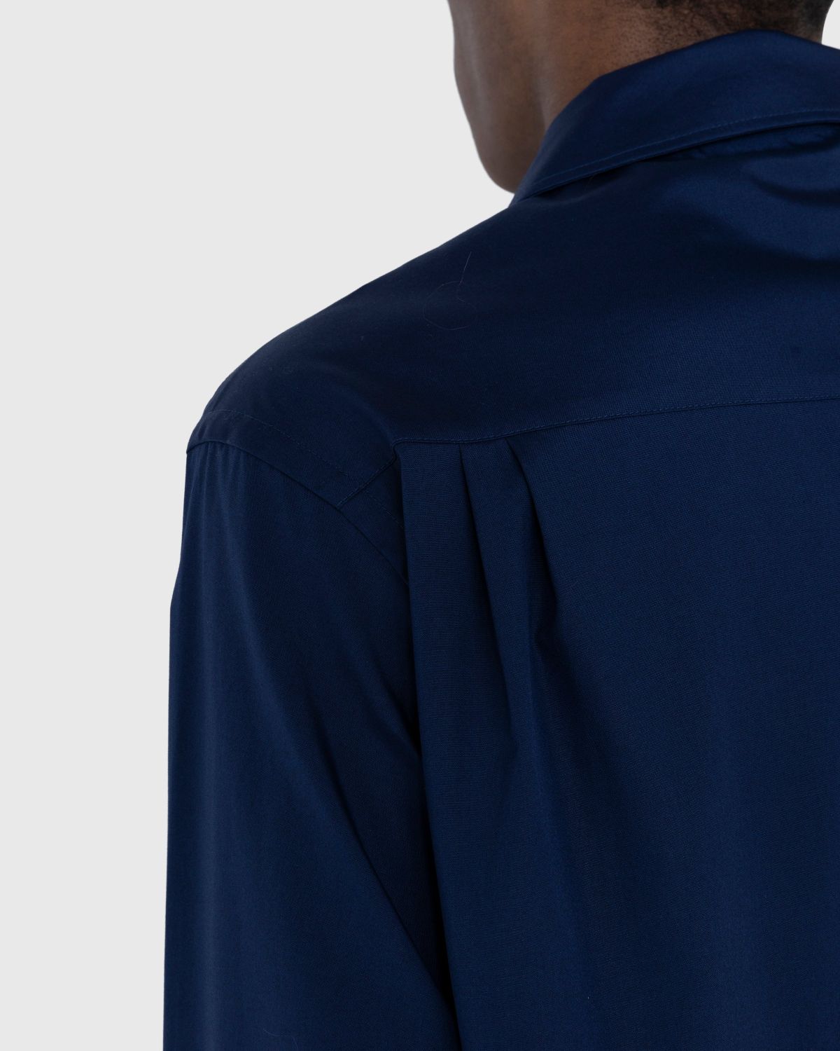 Marni – Logo Bowling Shirt Ink - Shirts - Blue - Image 6