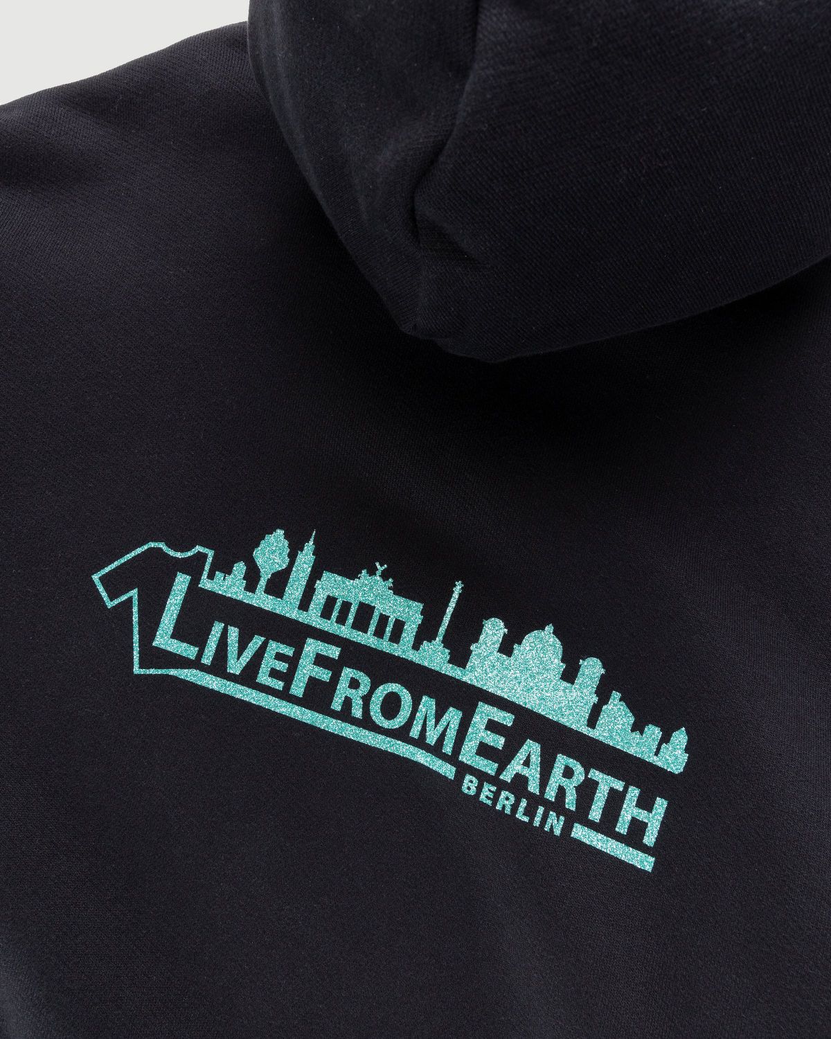 Live From Earth x Highsnobiety – BERLIN, BERLIN 3 Logo Hoodie Black - Sweats - Black - Image 4