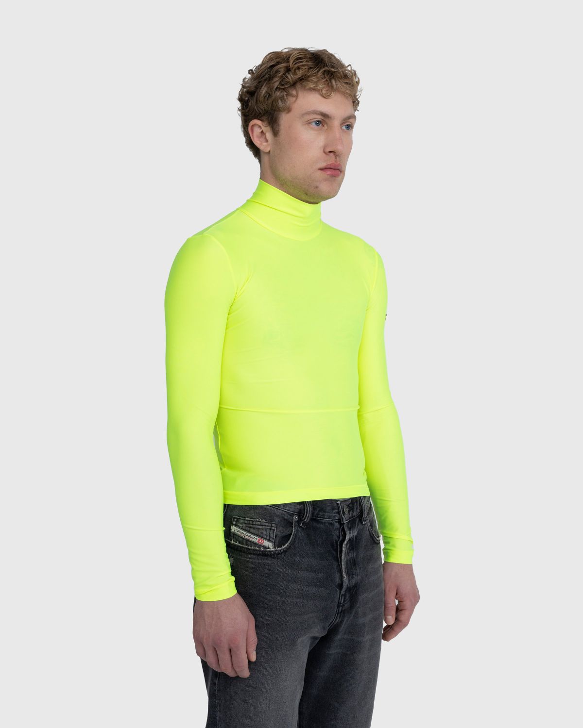 Diesel – T-Urtle-G1 Top Yellow - Tops - Brown - Image 4
