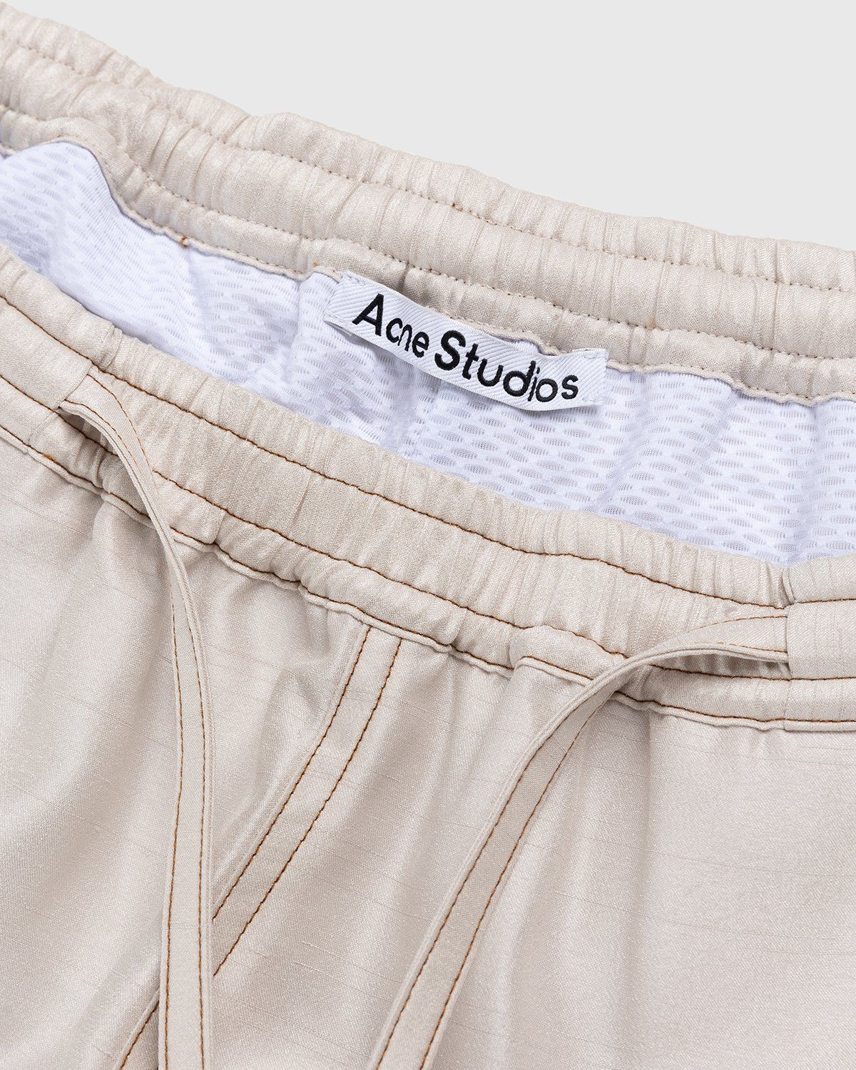 Acne Studios – Drawstring Shorts Light Beige - Shorts - Beige - Image 6