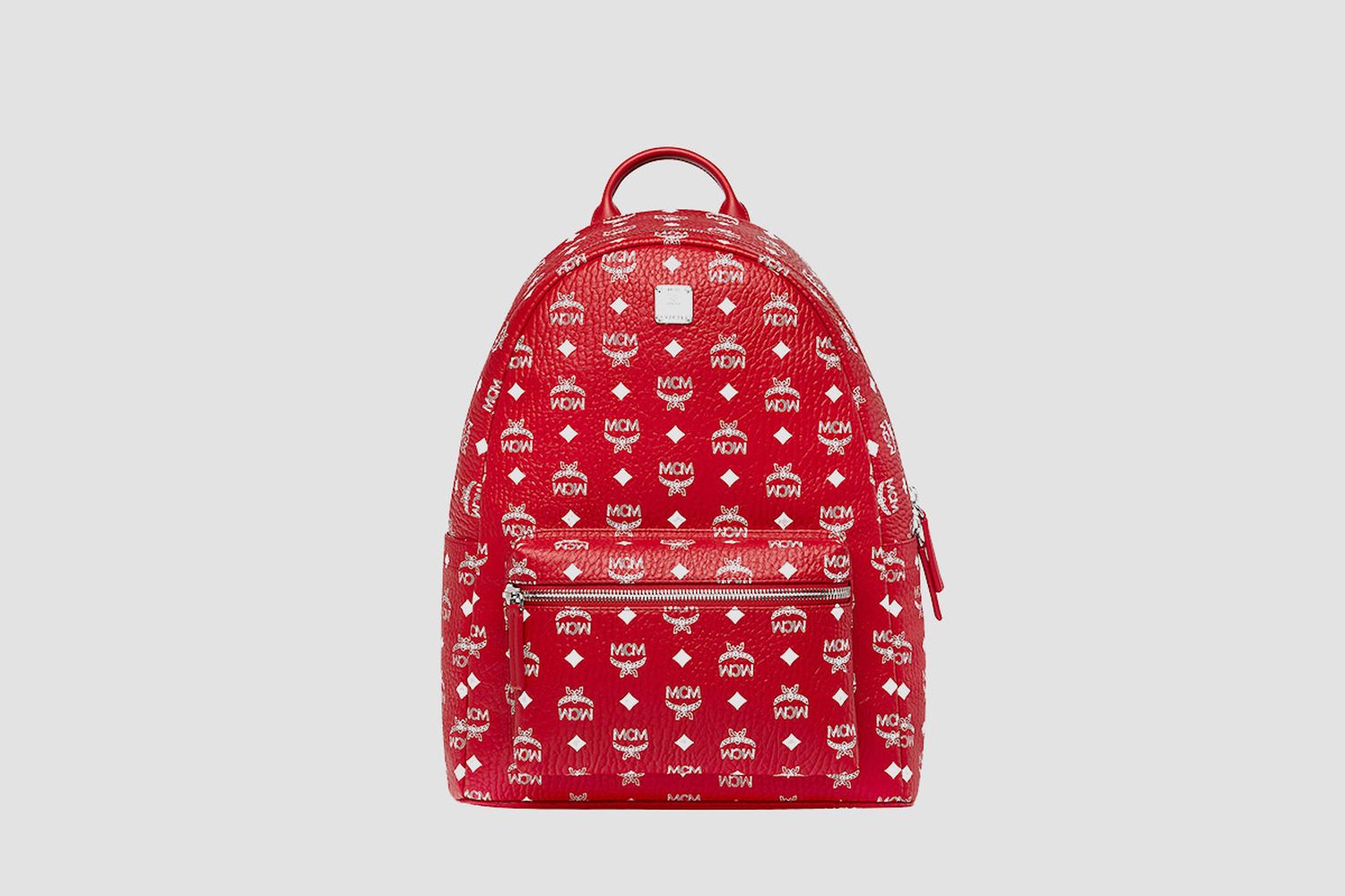 Stark White Logo Backpack in Visetos