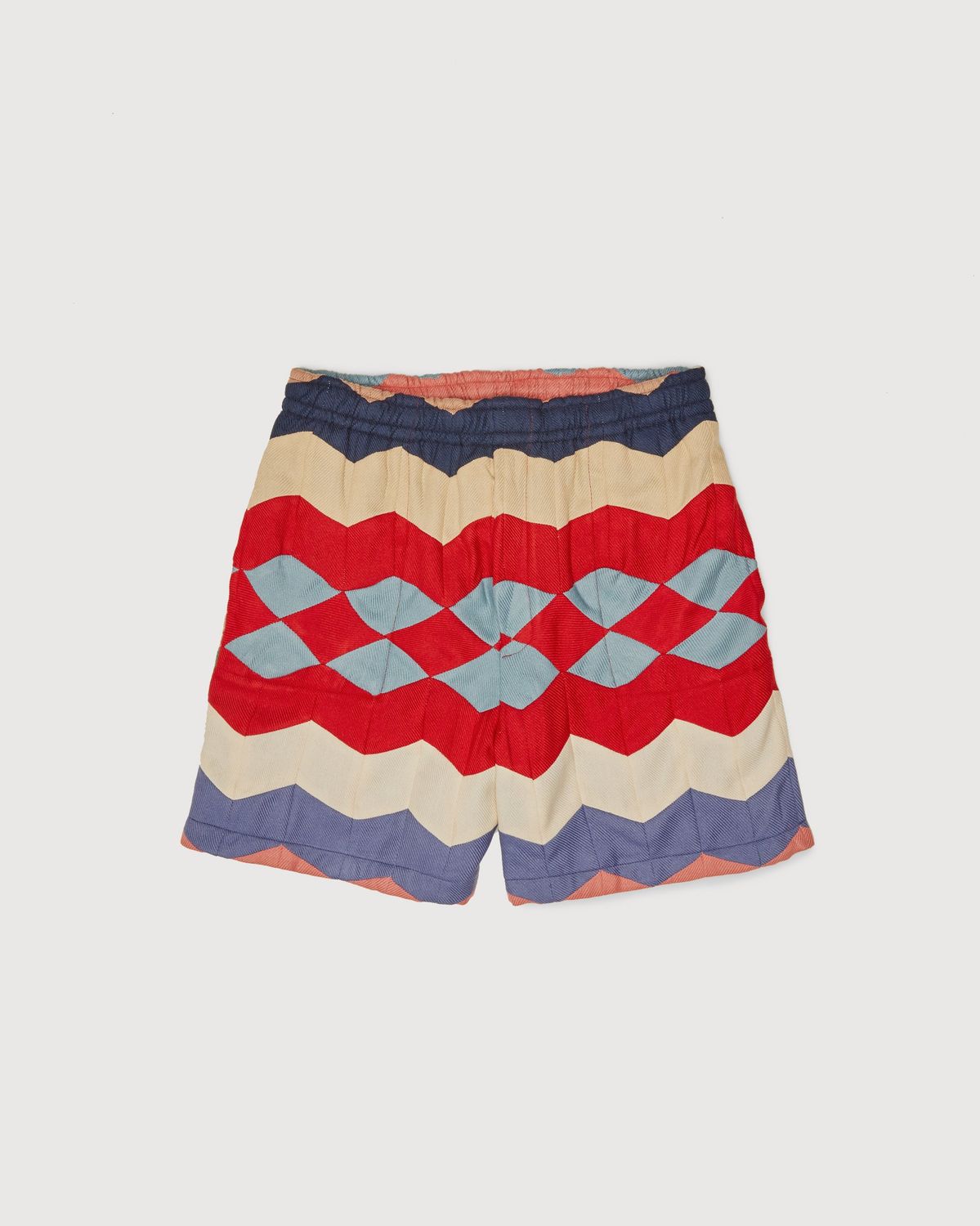 Bode – Chevron Quilt Shorts Multi - Shorts - Multi - Image 1