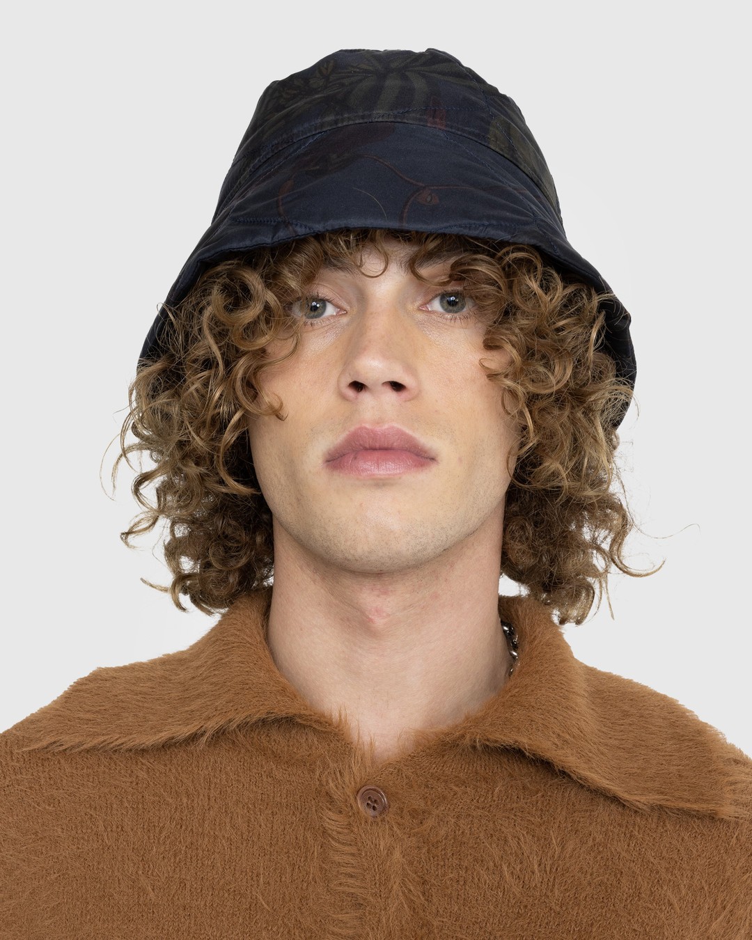 Dries van Noten – Gilly Hat Navy - Hats - Blue - Image 3