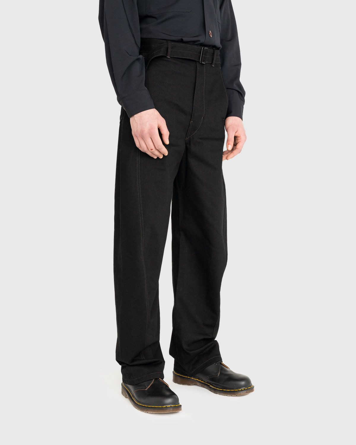 Lemaire – Twisted Belted Pants Black