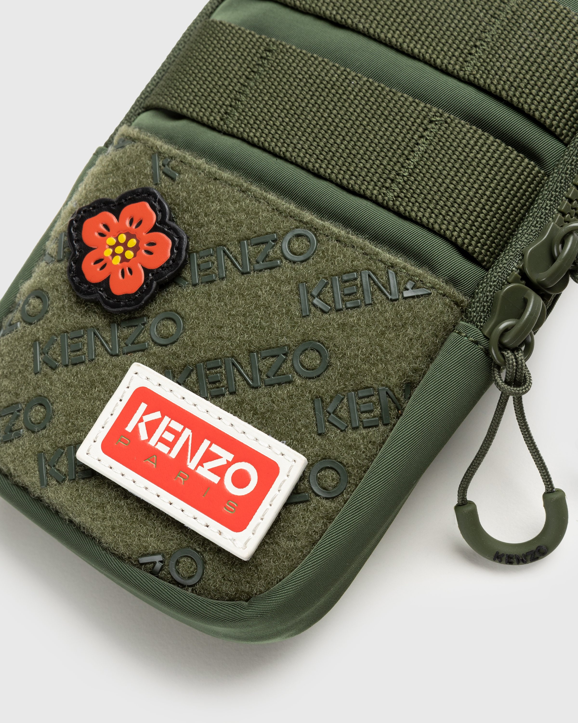 Kenzo – SLG Crossbody Dark Khaki - Bags - Green - Image 5