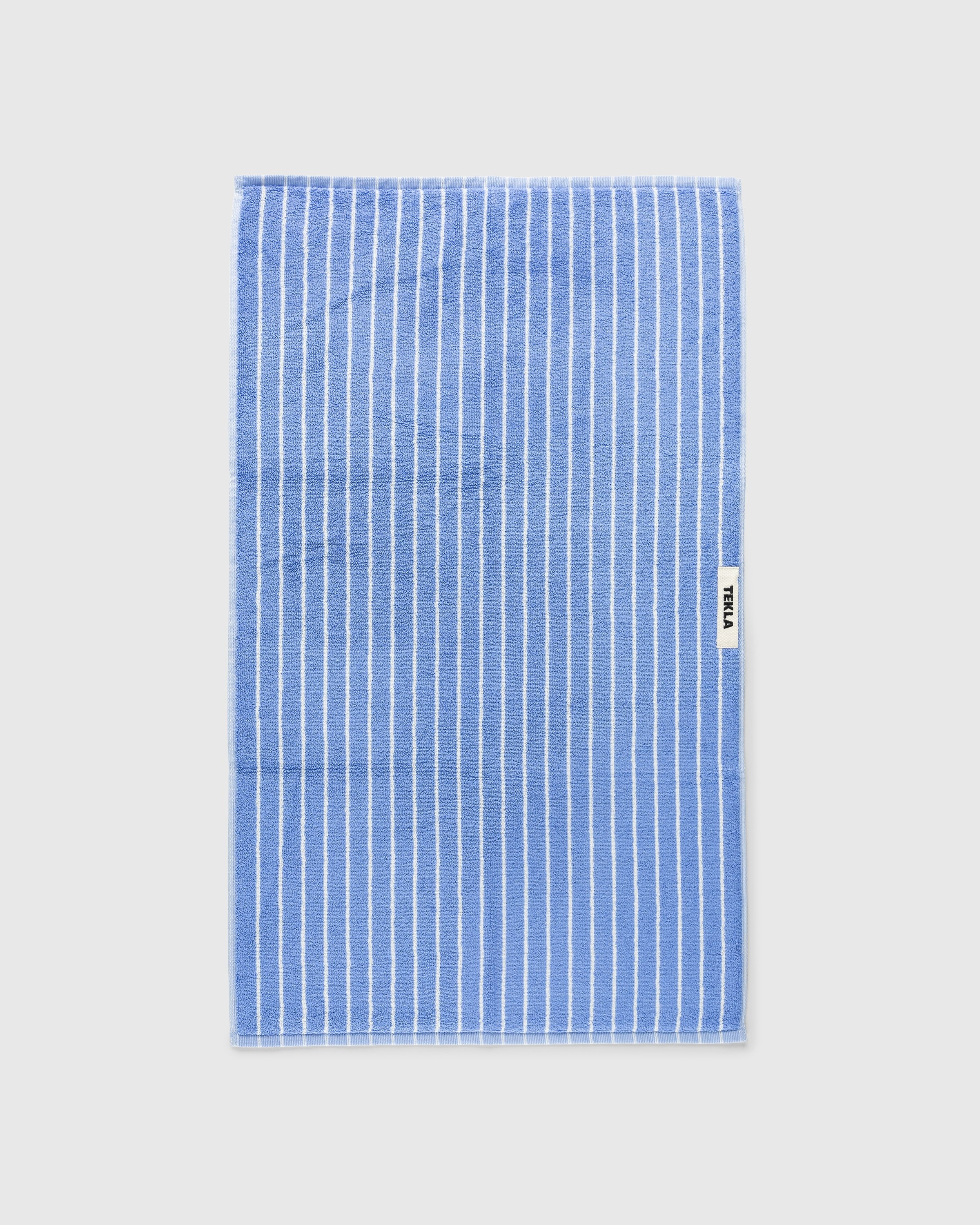 Tekla – Hand Towel 50x80 Clear Blue Stripes | Highsnobiety Shop